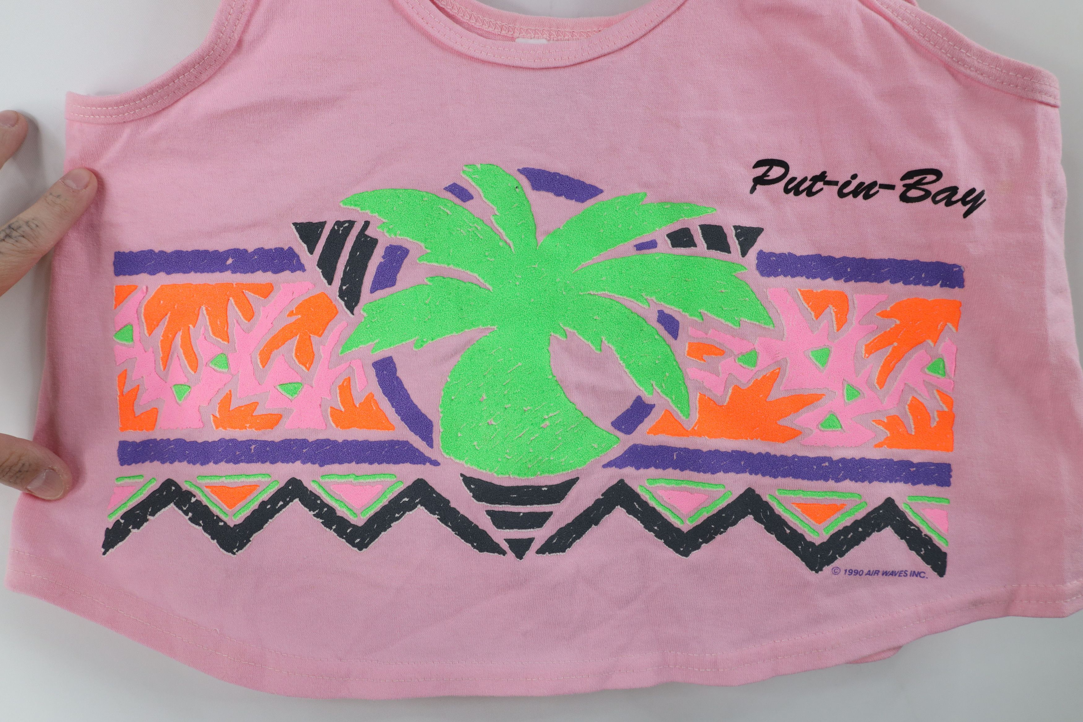 Vintage Vintage 90s Streetwear Put in Bay Surf Tank Top T-Shirt USA Size S / US 4 / IT 40 - 4 Thumbnail