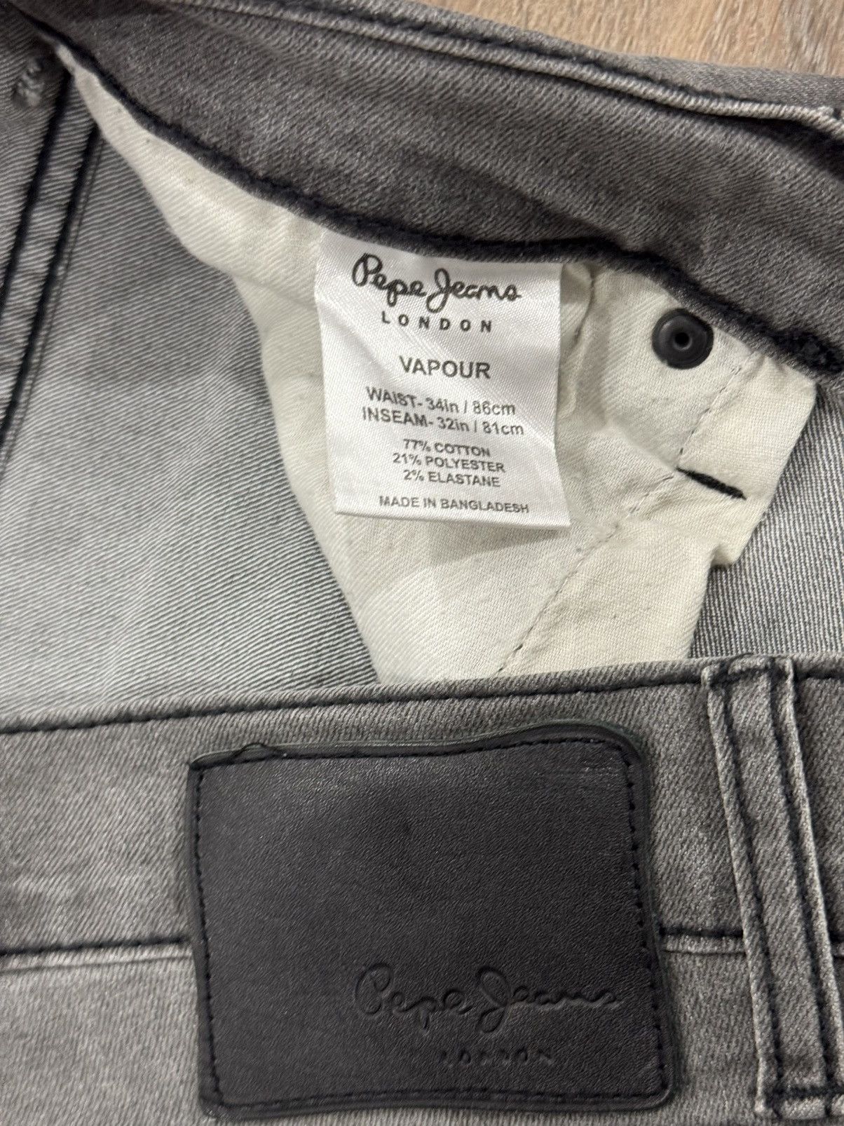 Pepe Jeans Pepe Jeans London Vapour Denim Size US 34 / EU 50 - 9 Thumbnail