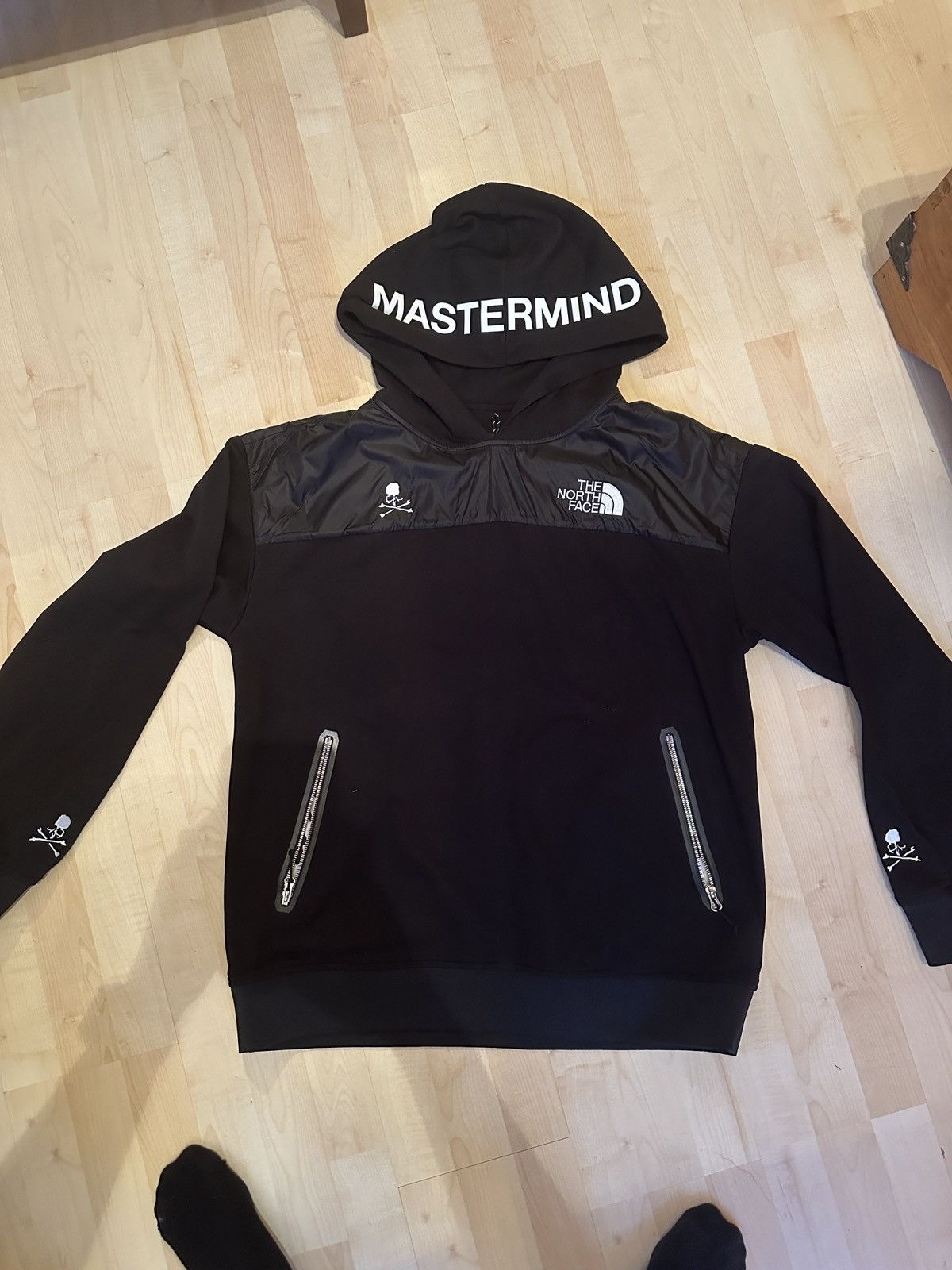 Mastermind Japan × The North Face Mastermind x north face panel hoodie Size US L / EU 52-54 / 3 - 7 Thumbnail