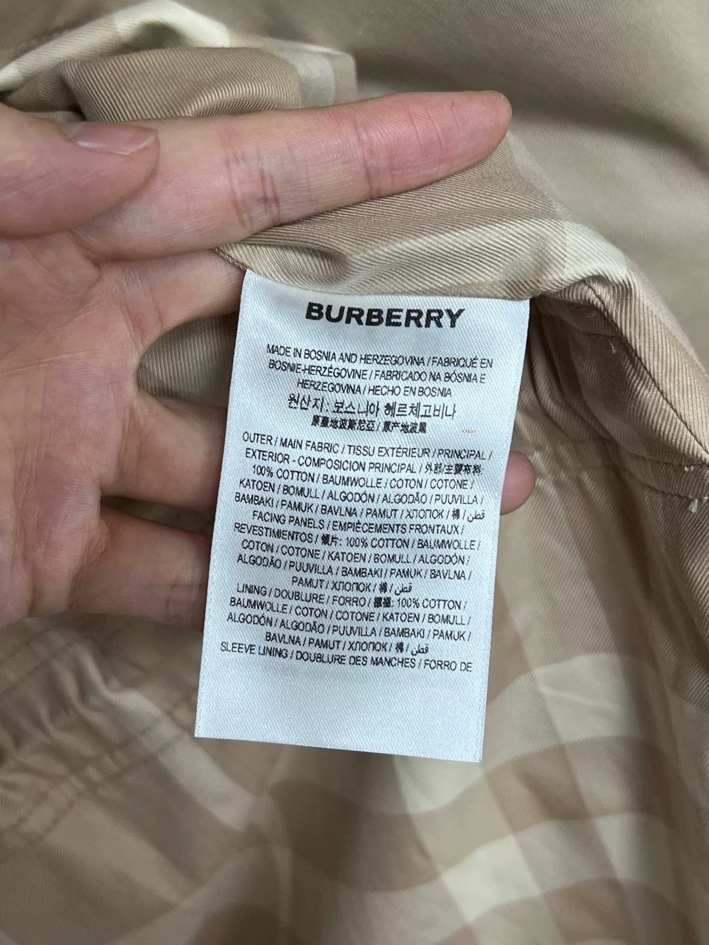 Burberry Burberry Single-Breasted Check Trench Coat Size US 7 / EU 40 - 4 Thumbnail