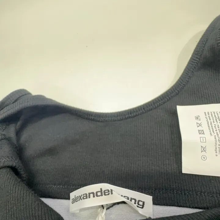 Alexander Wang Alexander Wang SS22 Black Logo Sport Bra - Size XS / US 0-2 / IT 36-38 - 7 Thumbnail
