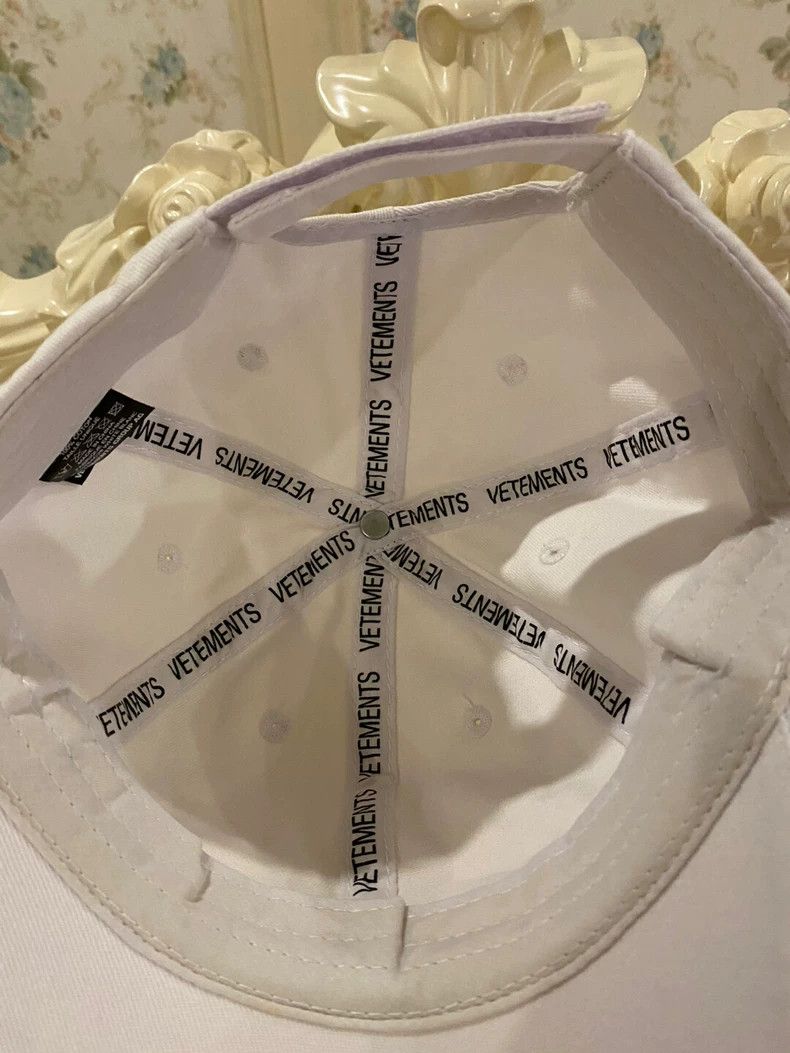 Vetements Vetements White baseball cap Size ONE SIZE - 4 Thumbnail