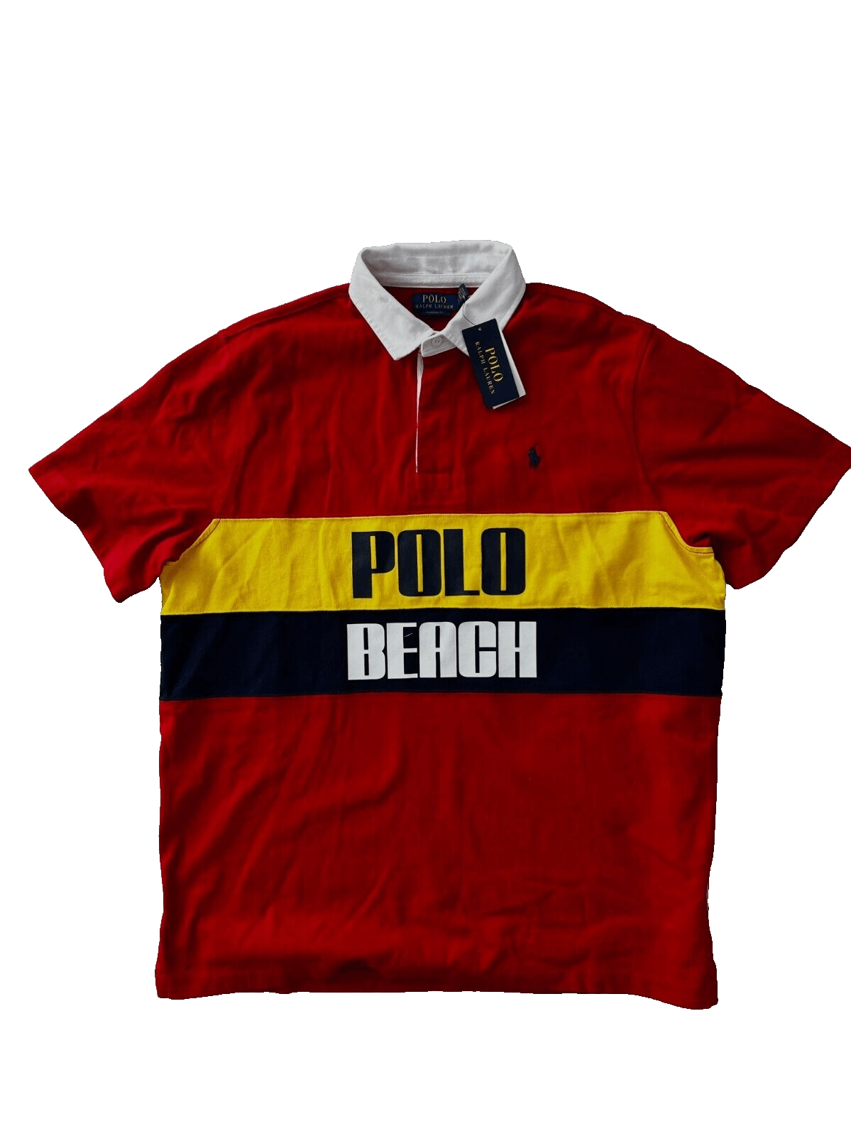 Polo Ralph Lauren Classic Fit Beach Graphic Rugby Shirt