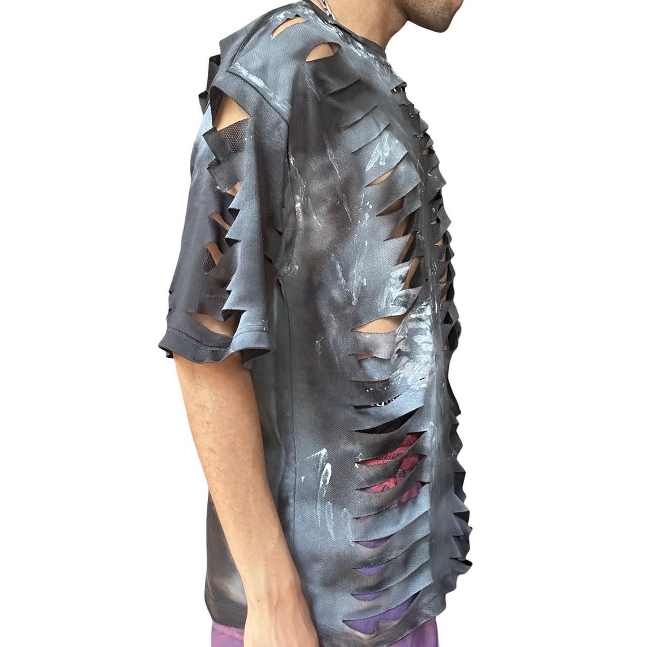 Vintage ASTROBOI* X Andone Black Slashed Baggy Graphic T-Shirt _ XXL Size US XXL / EU 58 / 5 - 6 Thumbnail