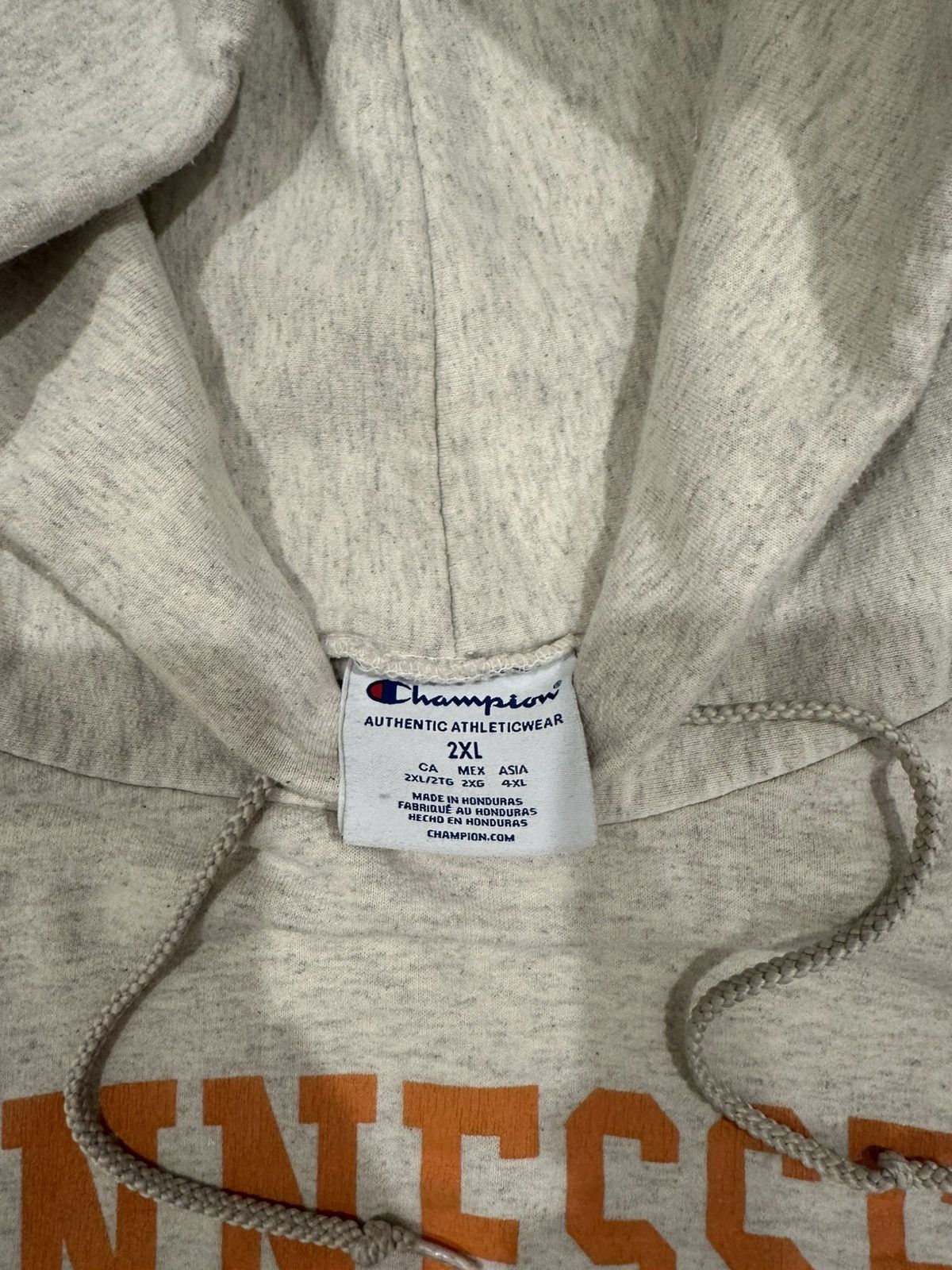 Champion Champion Tennessee Volunteers Gray Hoodie 2 XL Size US XXL / EU 58 / 5 - 4 Thumbnail
