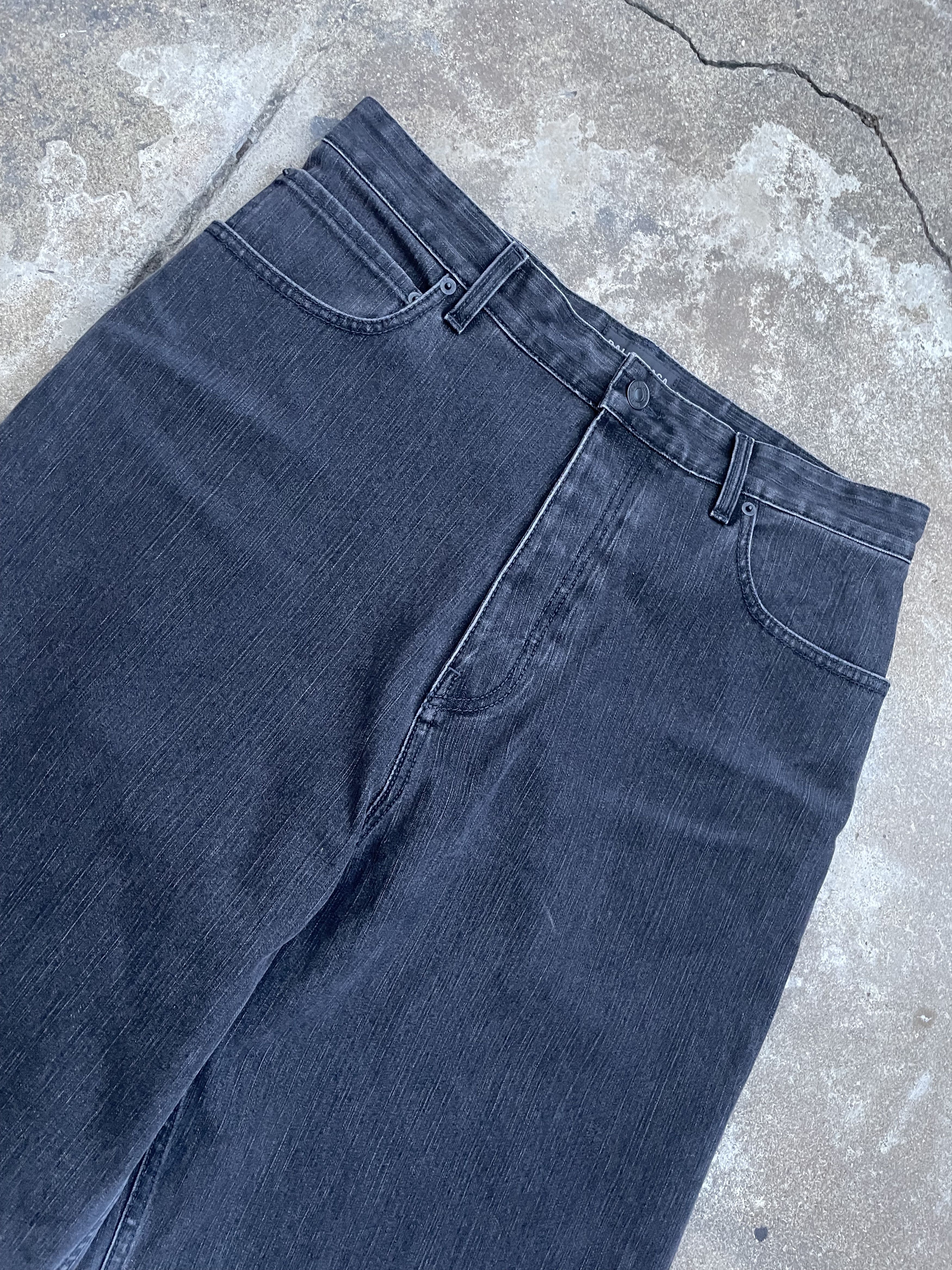 Balenciaga Skiwear Waterproof Fleece Lined Baggy Wide Leg Denim Size US 32 / EU 48 - 2 Thumbnail