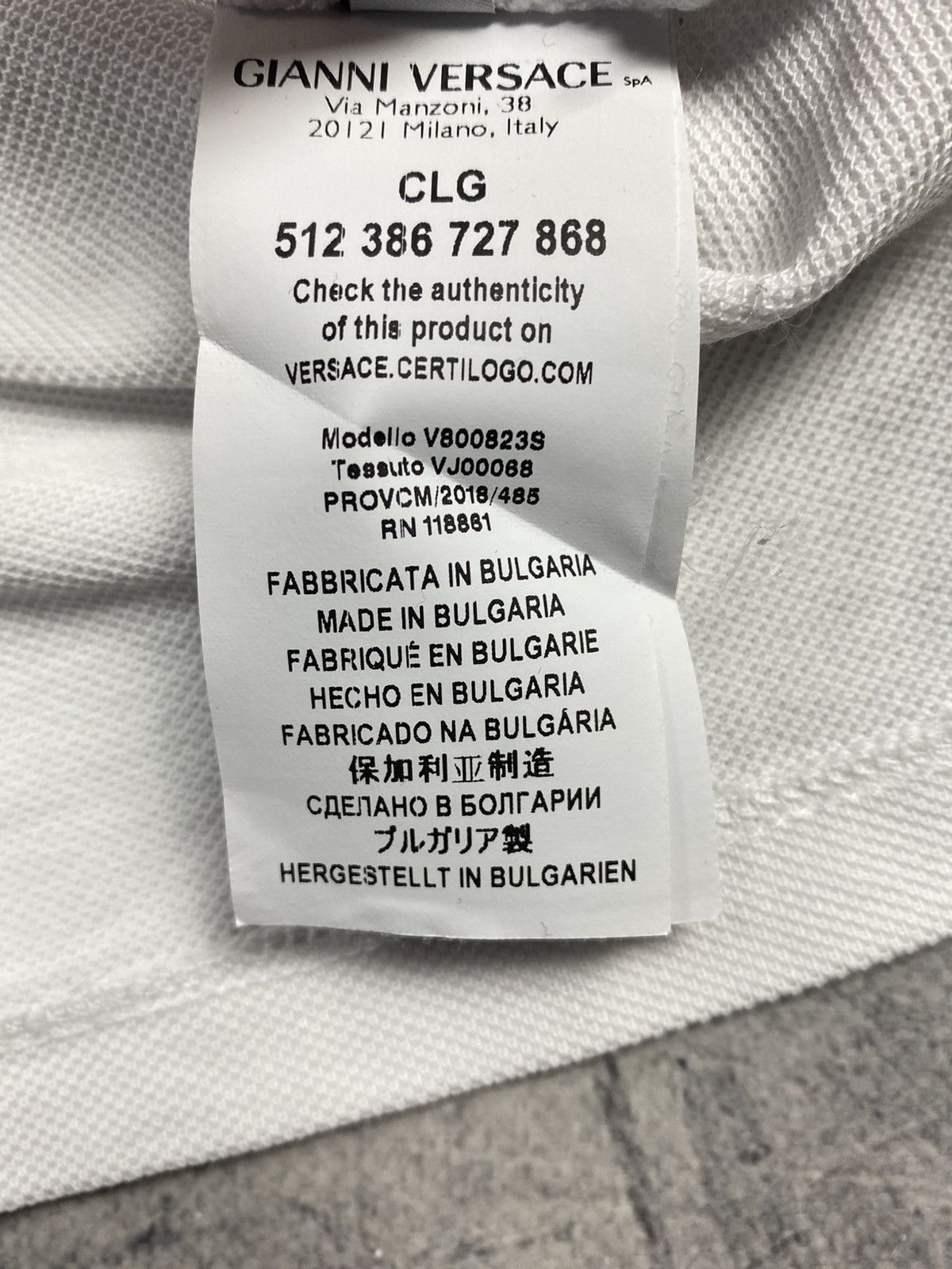 Versace Versace Collection Polo Shirt White Medusa Logo Embroidered Size US L / EU 52-54 / 3 - 19 Thumbnail