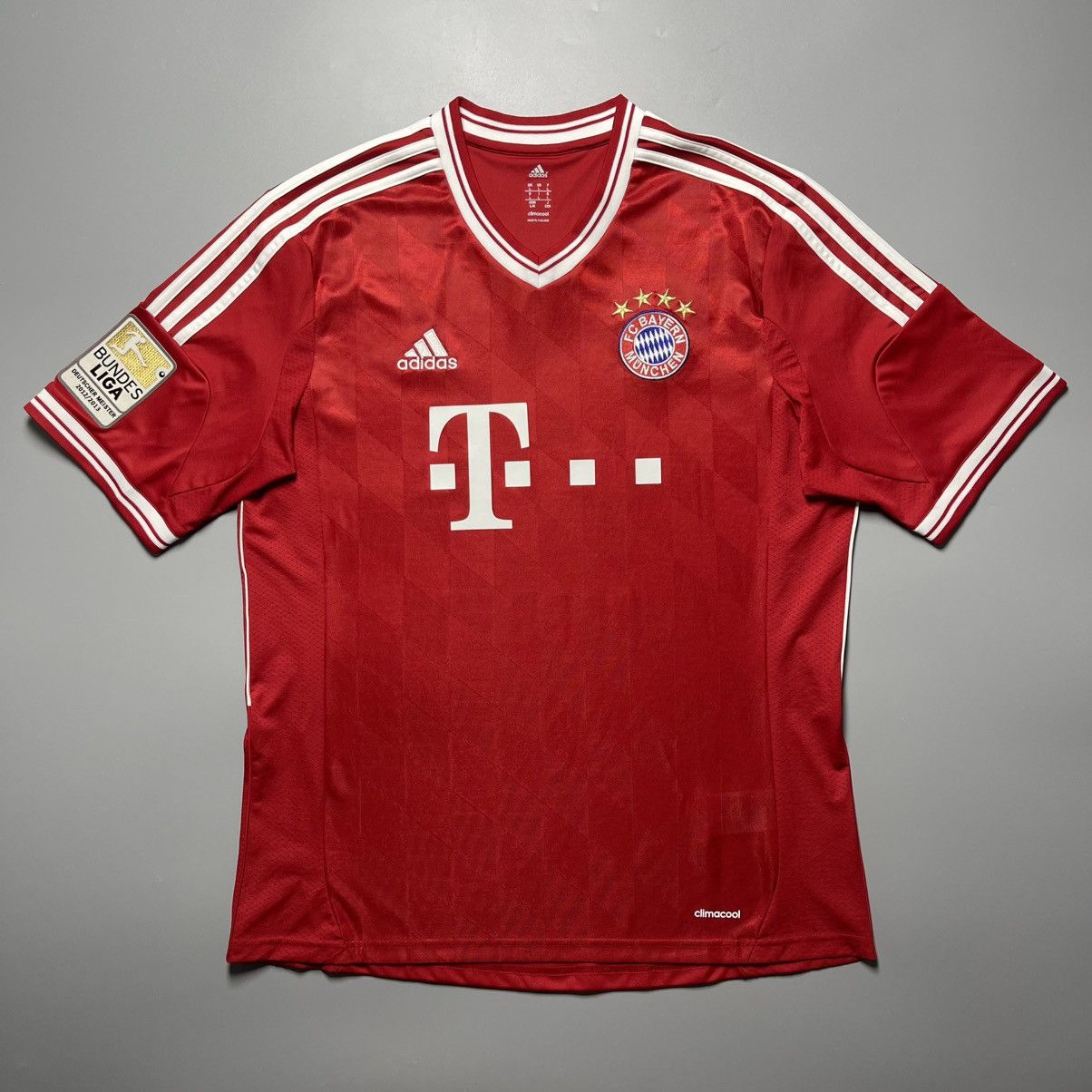 Vintage BAYERN ADIDAS 2013/2014 FOOTBALL HOME JERSEY #10 ROBBEN Size US L / EU 52-54 / 3 - 2 Thumbnail