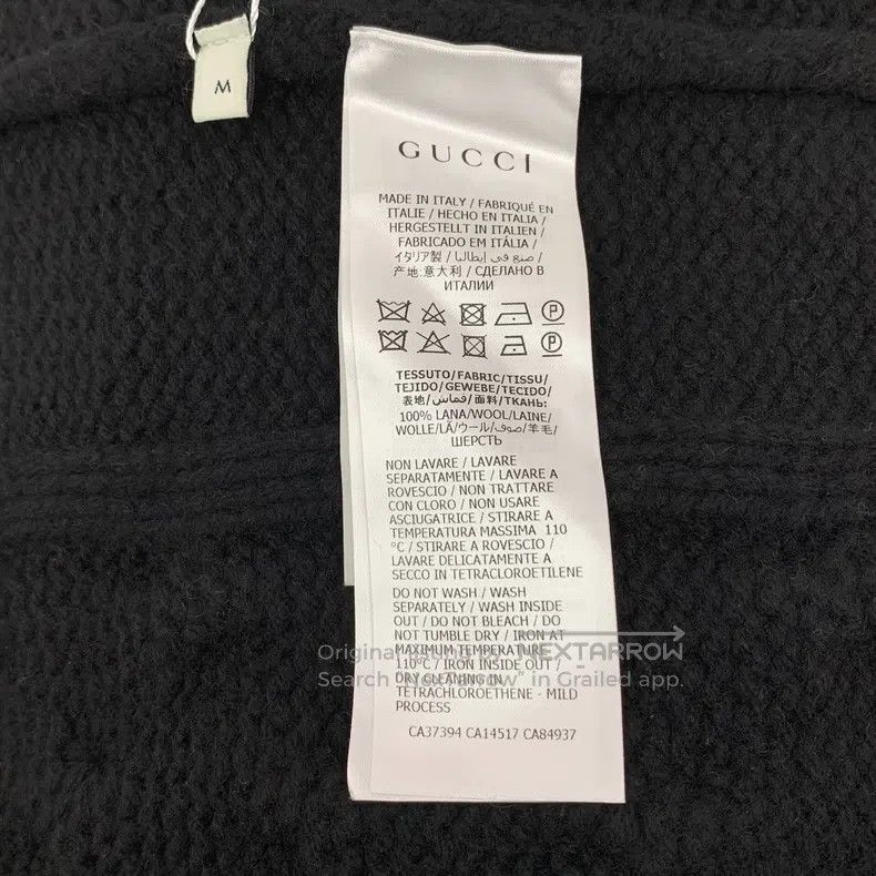 Gucci Gucci Black two-arm striped twisted wool round-neck long-s Size US M / EU 48-50 / 2 - 6 Thumbnail