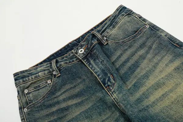 VIBE American distressed punk loose casual flared washed jeans Size US 34 / EU 50 - 3 Thumbnail