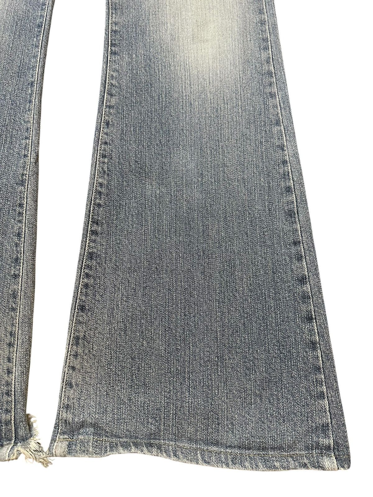 Edwin Vintage Edwin 800 Low Rise Faded Wash Style Flare Jeans Size US 31 - 8 Thumbnail