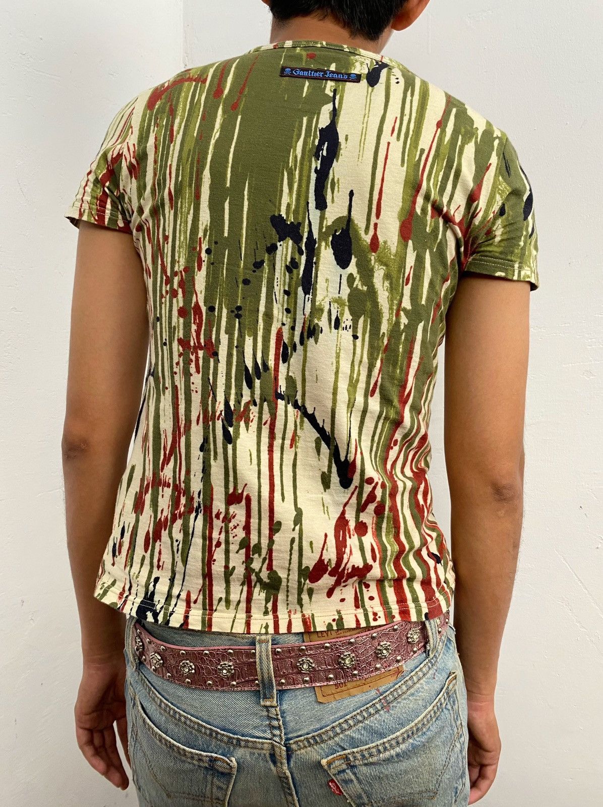 Jean Paul Gaultier AW98 Jean paul gaultier blood paint splatter t-shirt Size US S / EU 44-46 / 1 - 2 Thumbnail