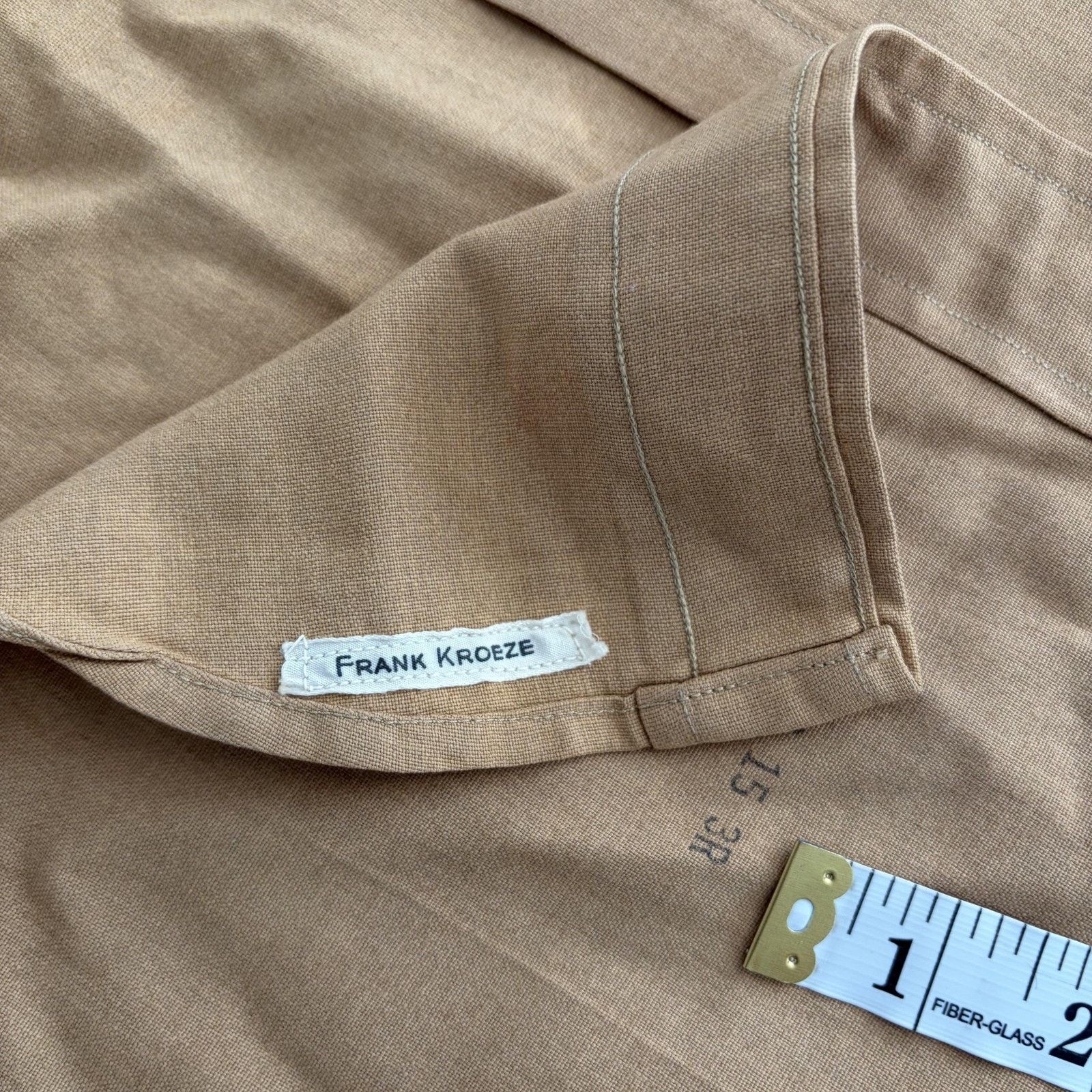 Vintage Vtg La Playa Marlboro Shirt Mens 42 M Wool Blend 1940s Mil Size US M / EU 48-50 / 2 - 14 Thumbnail