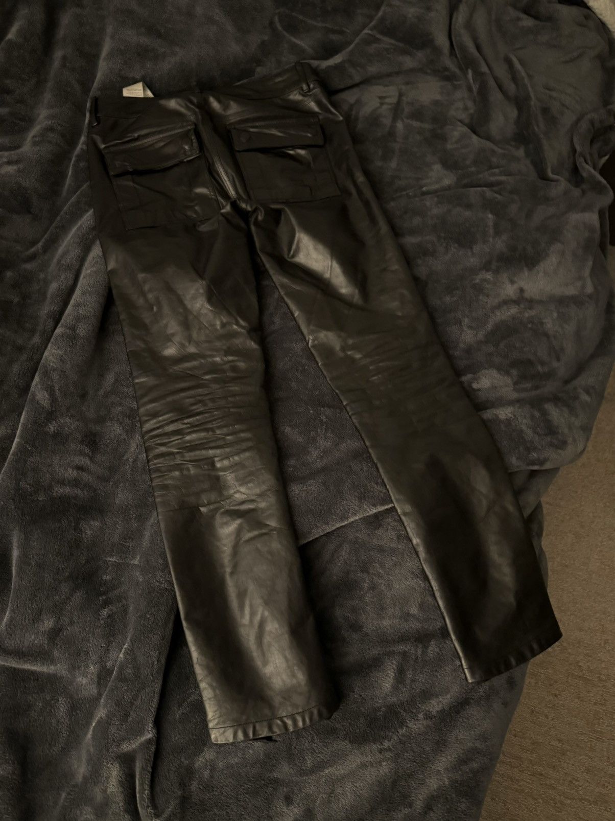 Rick Owens Rick Owens Leather Tyrone Pants Size US 30 / EU 46 - 16 Thumbnail