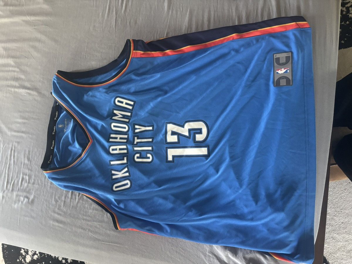 Nike Paul George OKC Jersey Size US XL / EU 56 / 4 - 1 Thumbnail