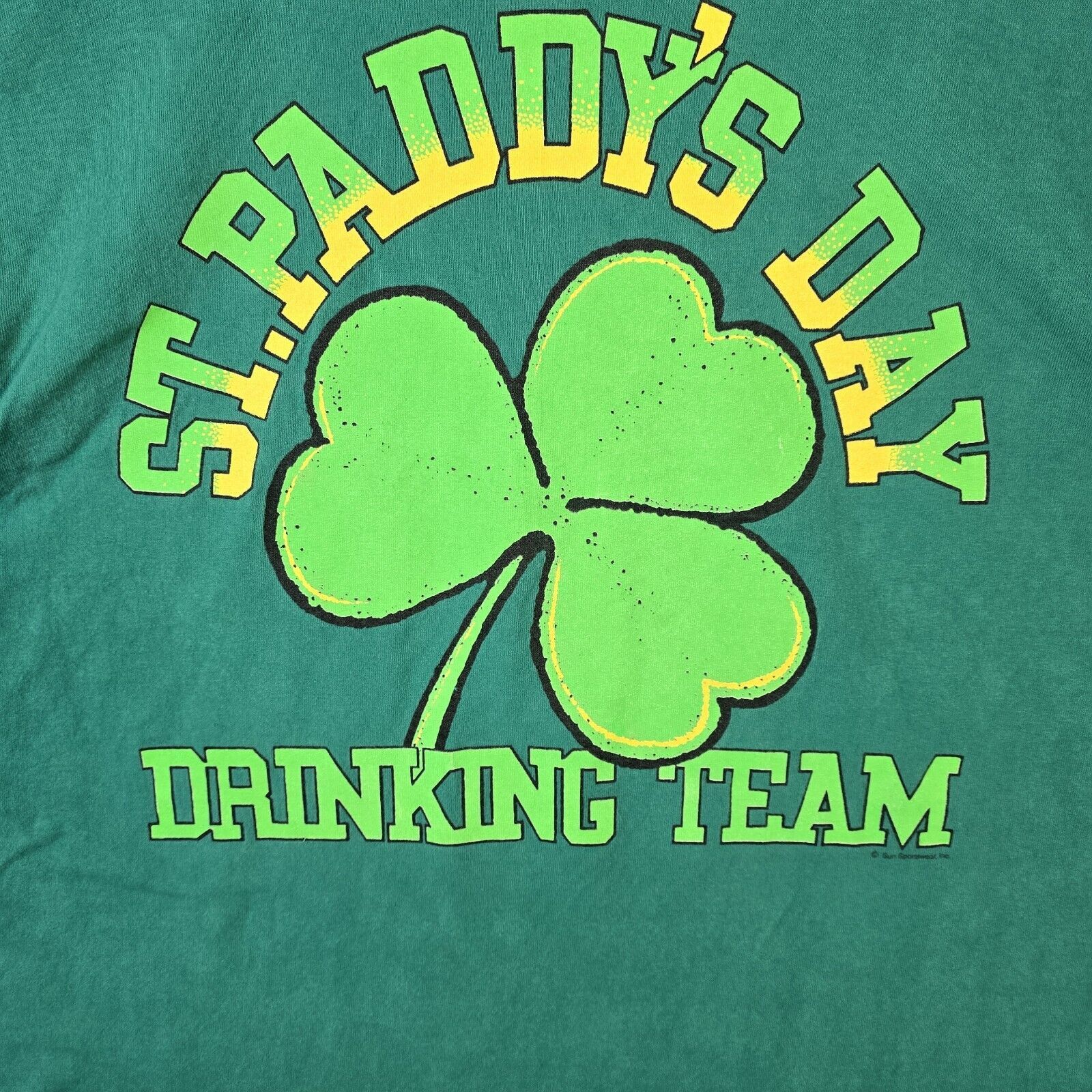Fruit Of The Loom Vtg St Paddy's Day Drinking Team Shirt XXL St Patricks Size US XXL / EU 58 / 5 - 4 Thumbnail