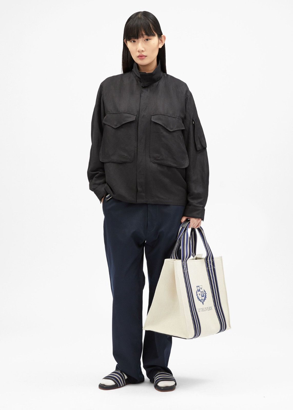 Loro Piana o1srvl11e0924 Size: / OS Tote Bag in Off White/Multicolor Size ONE SIZE - 4 Thumbnail