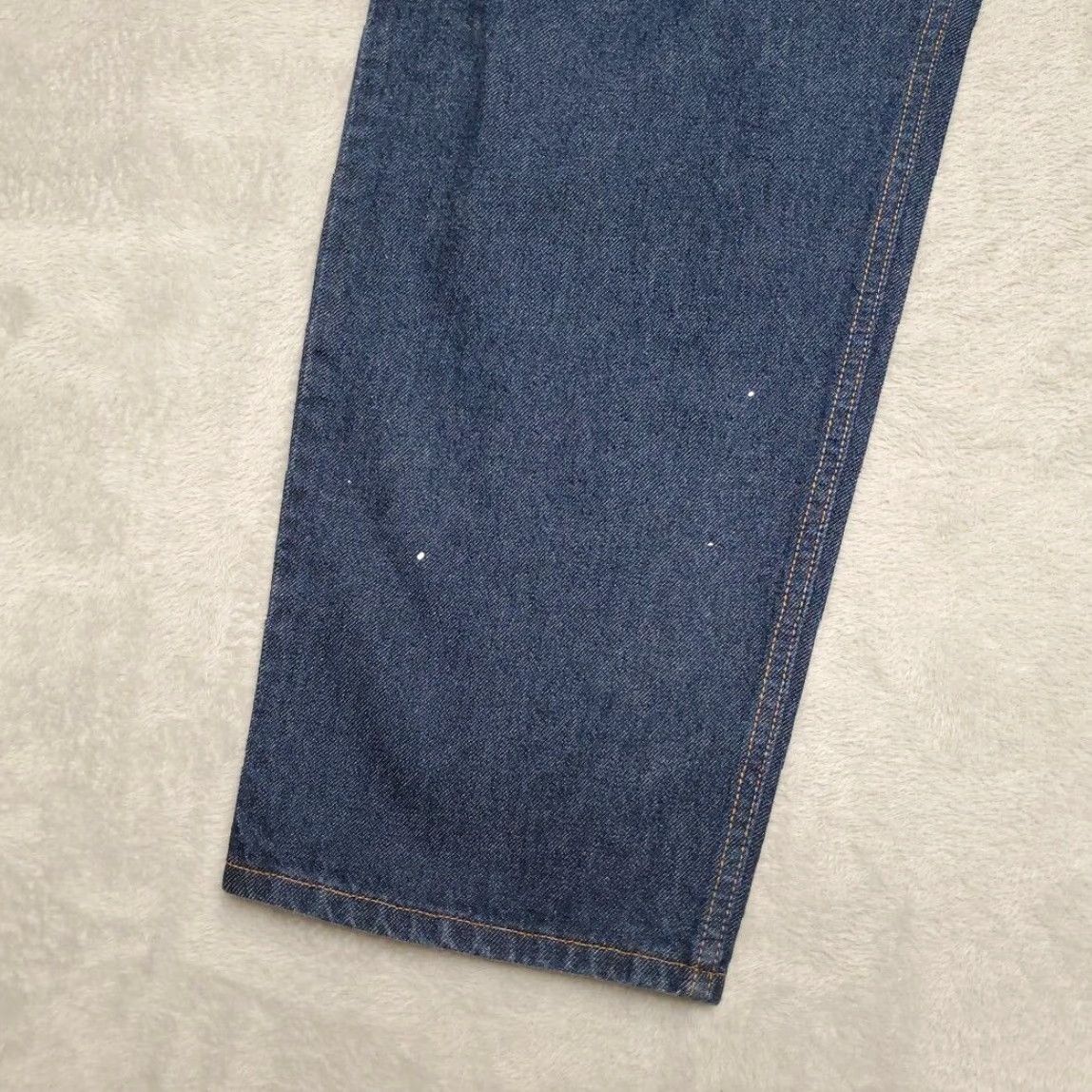 Denime VINTAGE Levis 550 Jeans Men 42x30 Blue Denim Relaxed Fit Straight 90s Y2k Mens Jeans Size US 42 / EU 58 - 2 Thumbnail