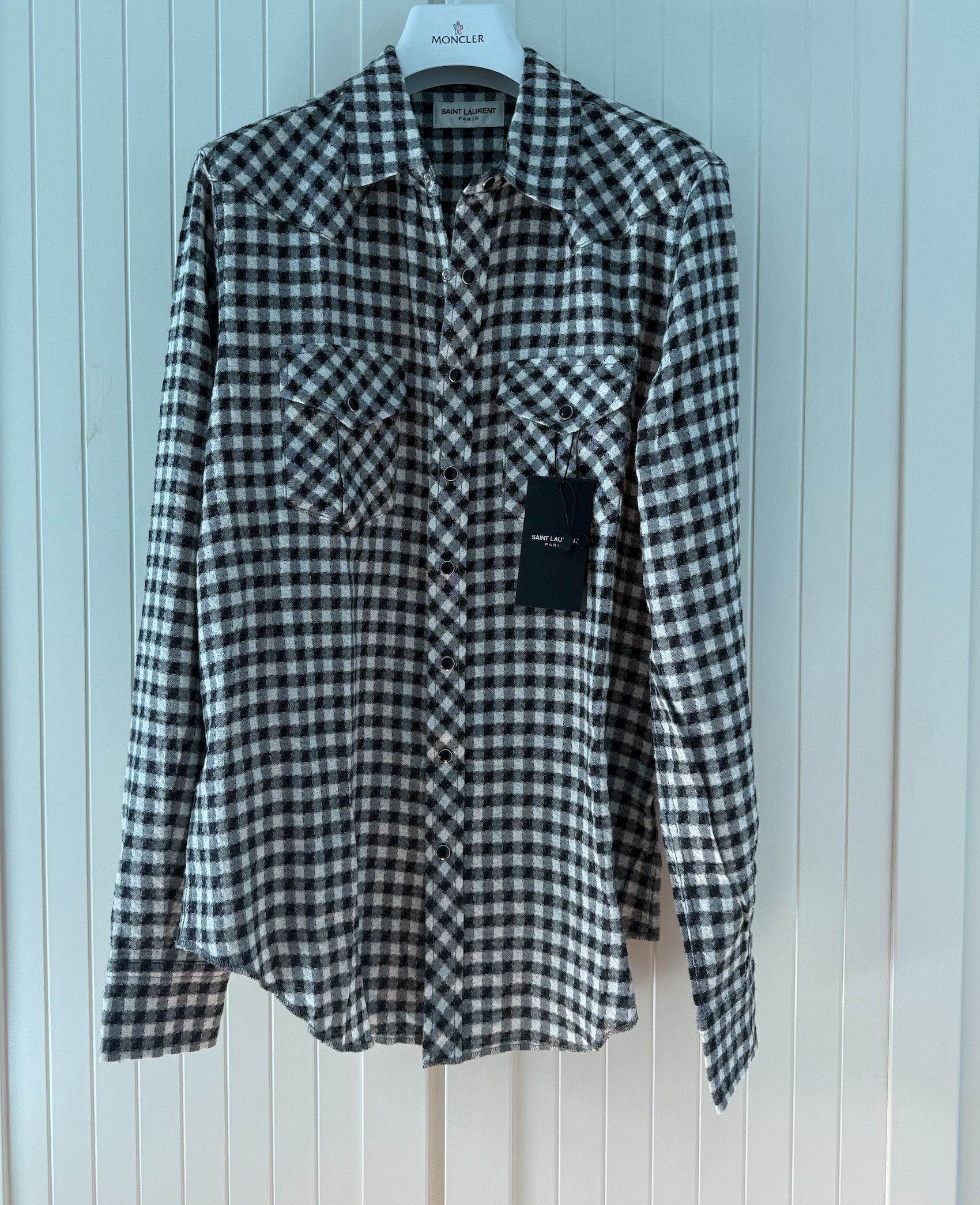 Saint Laurent Paris FW'21 Western Shirt Size US M / EU 48-50 / 2 - 1 Thumbnail