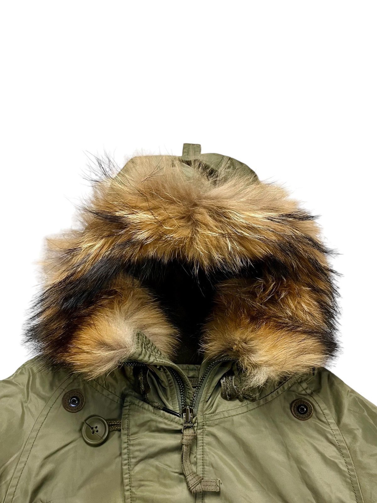 If Six Was Nine 2000s GOA - Fur Hoodie Cyber Cargo Jacket Size US M / EU 48-50 / 2 - 4 Thumbnail