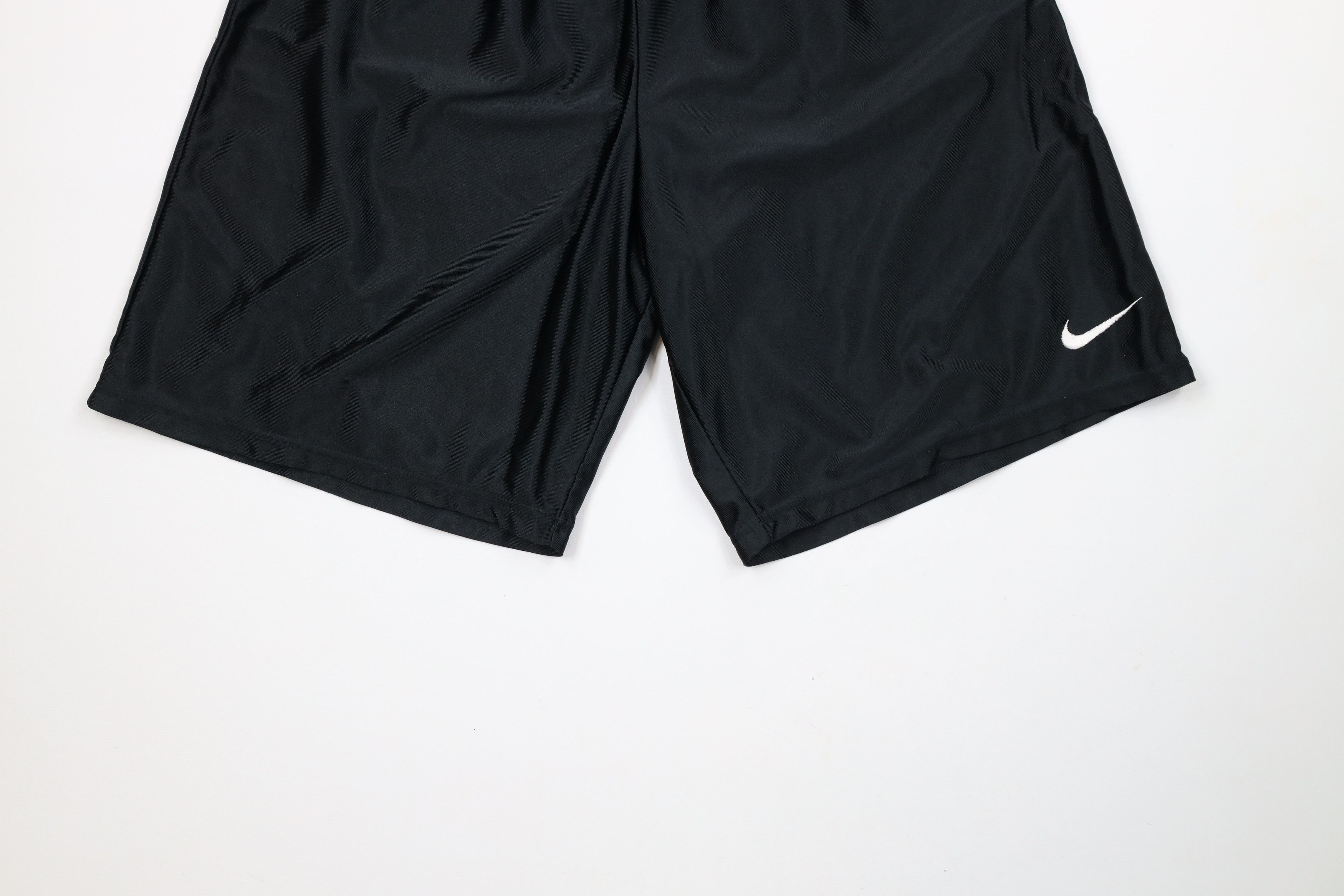 Nike × Vintage Vintage 90s Nike Scott Mini Swoosh Above Knee Shorts Black Size US 34 / EU 50 - 4 Thumbnail