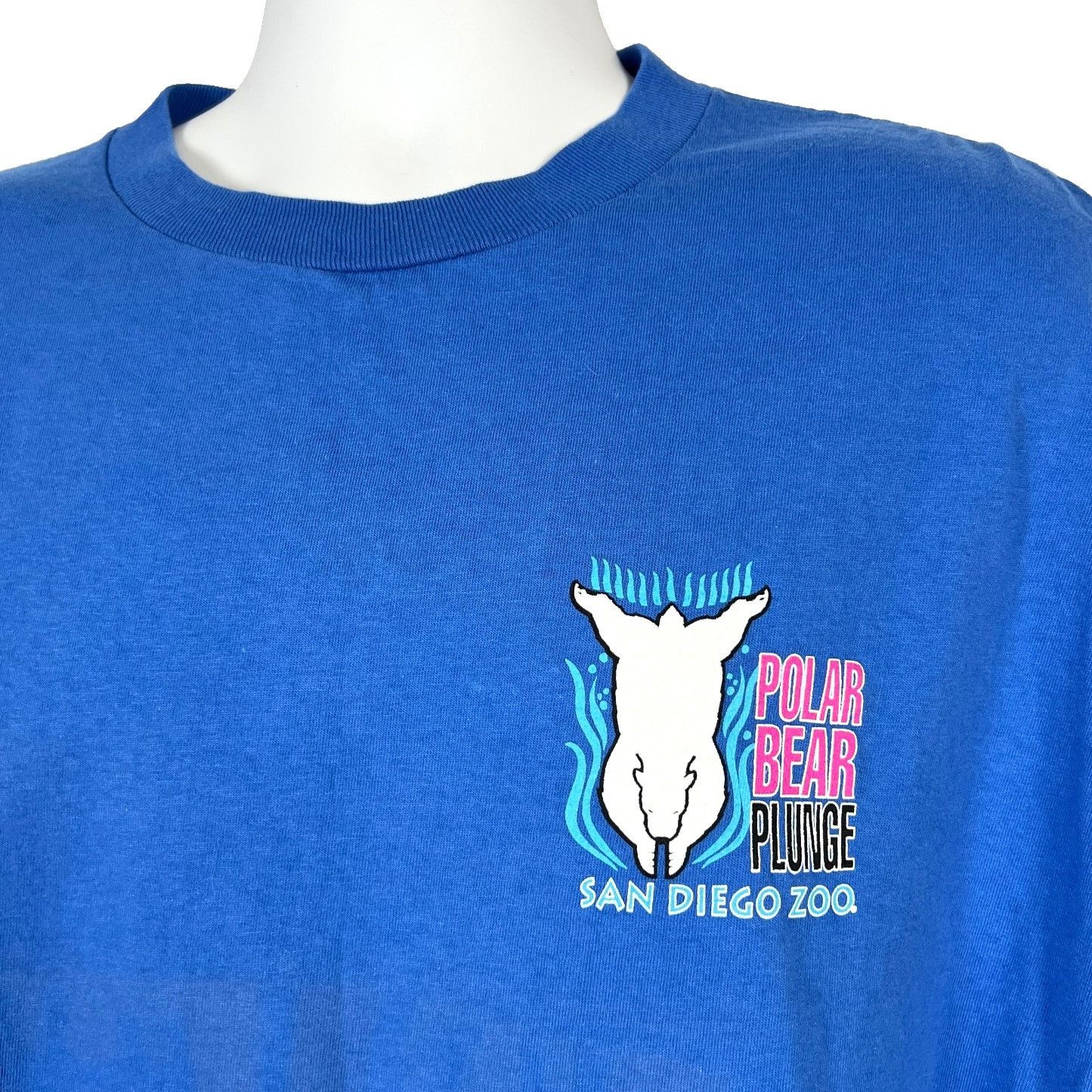 Other Polar Bear Plunge San Diego Zoo Mens Vtg T-Shirt size XL One Size US XL / EU 56 / 4 - 4 Thumbnail