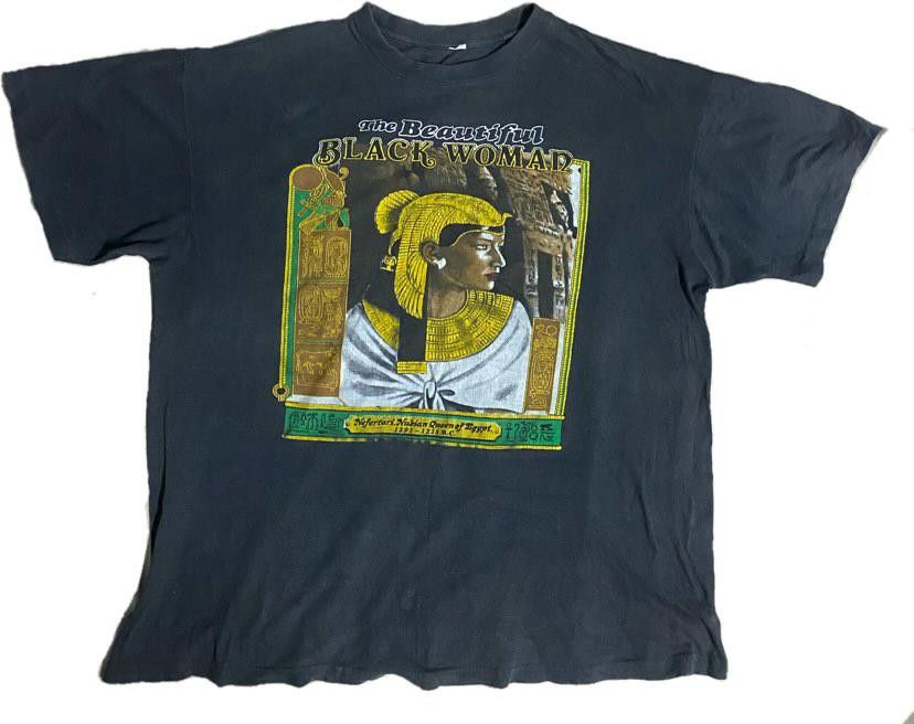 The Beautiful Black Woman. 80s vintage t shirt