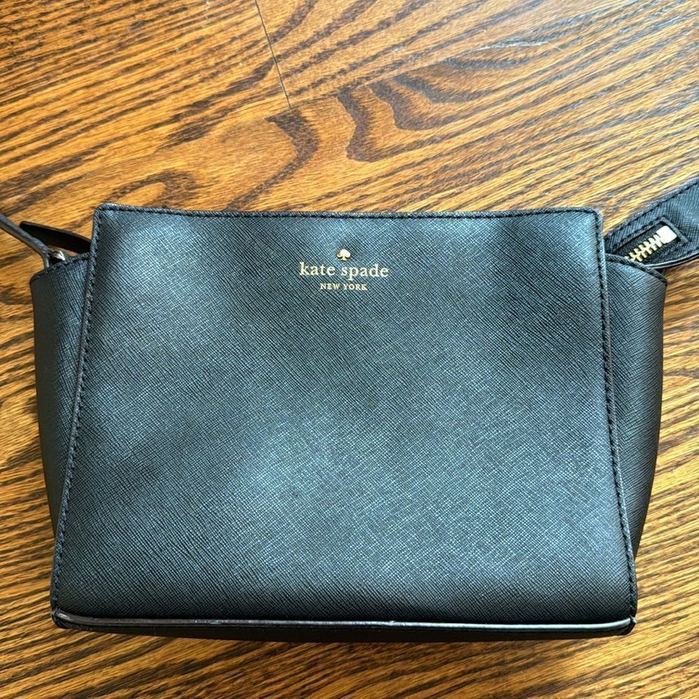 Kate Spade Kate Spade Hayden black textured leather crossbody bag. 8 x Size ONE SIZE - 2 Thumbnail
