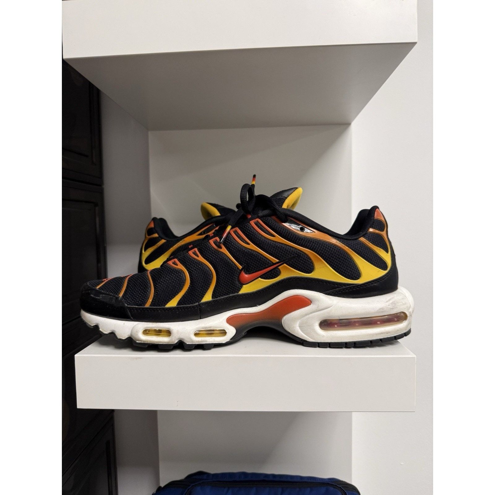 Nike Nike Air Max Plus TN Reverse Sunset Shoes Black Orange Shoes Size US 13 / EU 46 - 7 Thumbnail