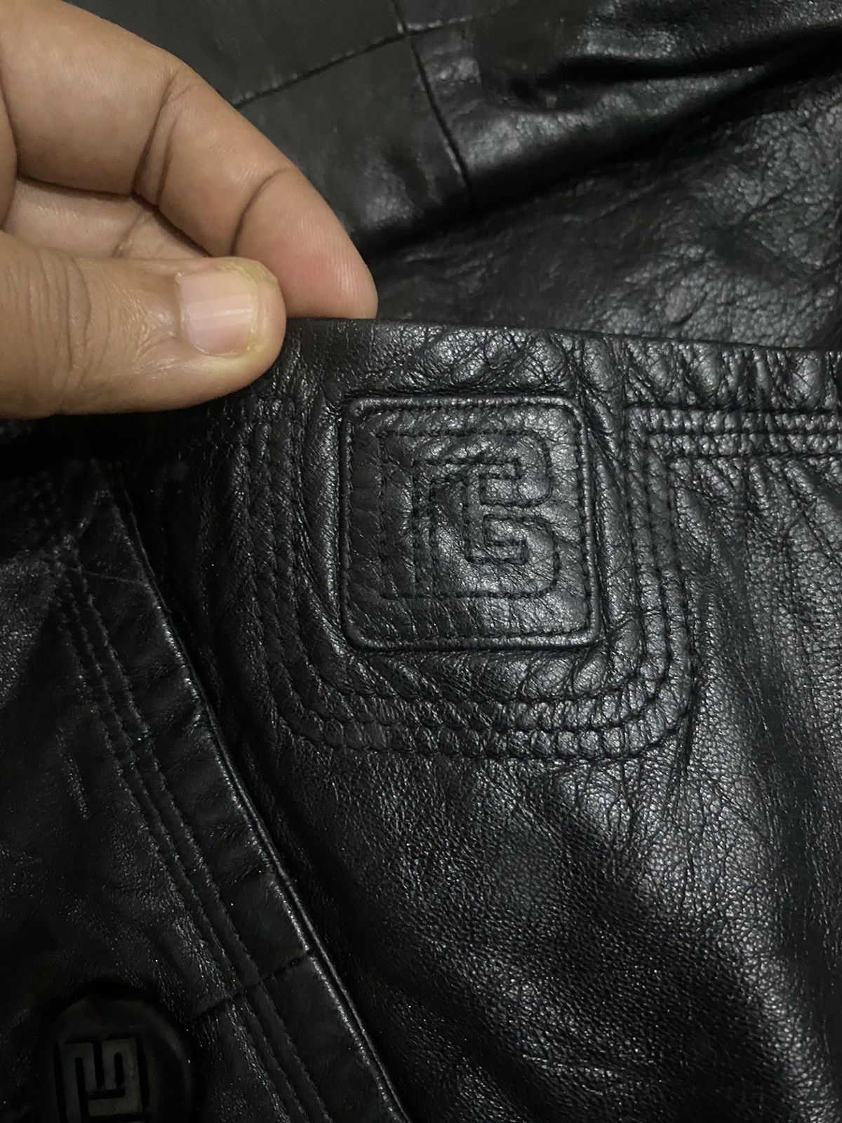Pierre Balmain × Vintage Vintage Pierre Balmain Leather Jacket Size US S / EU 44-46 / 1 - 6 Thumbnail