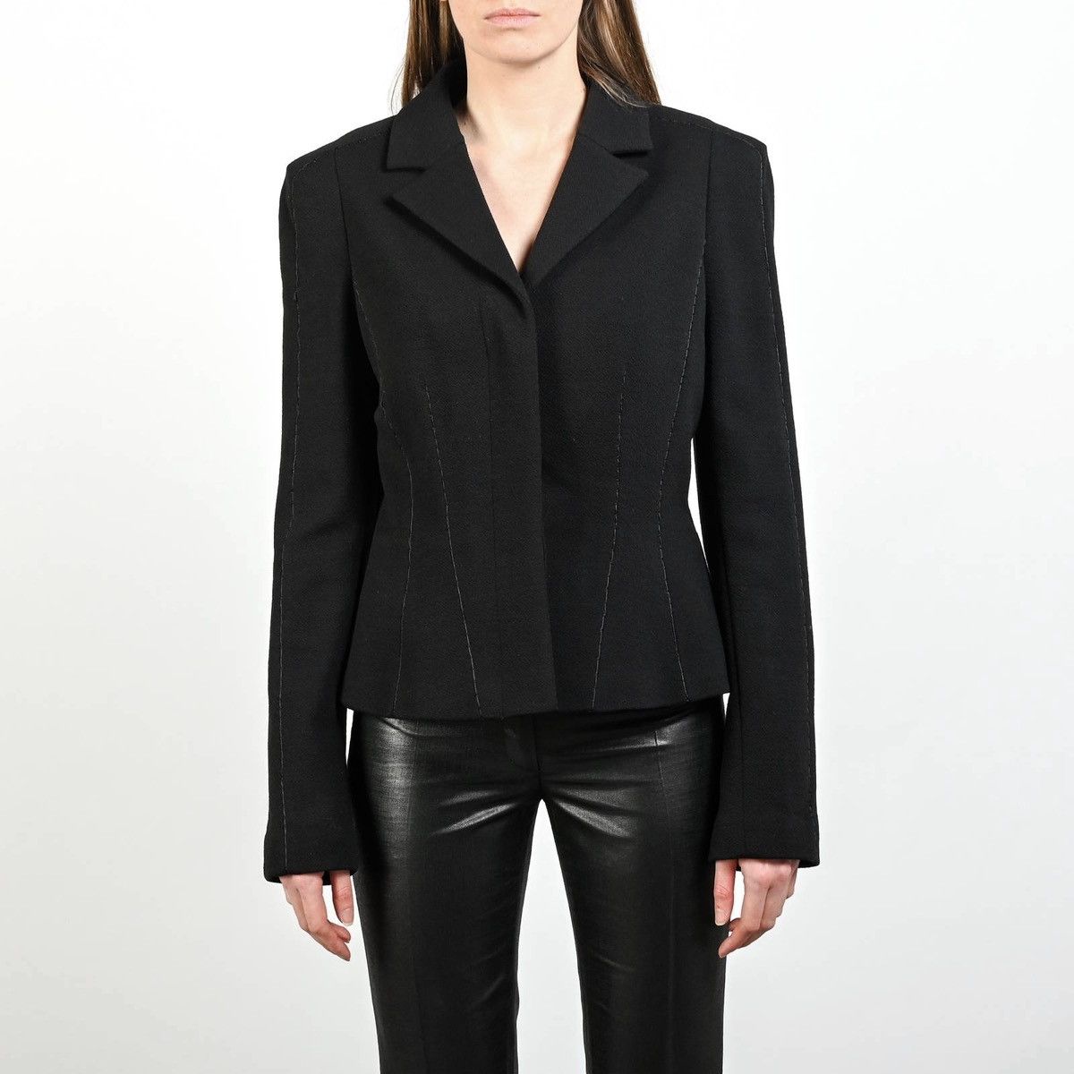 Designer × Diane von Furstenberg Diane von Furstenberg Womens Premium Wool Blazer Jacket Size S / US 4 / IT 40 - 1 Thumbnail