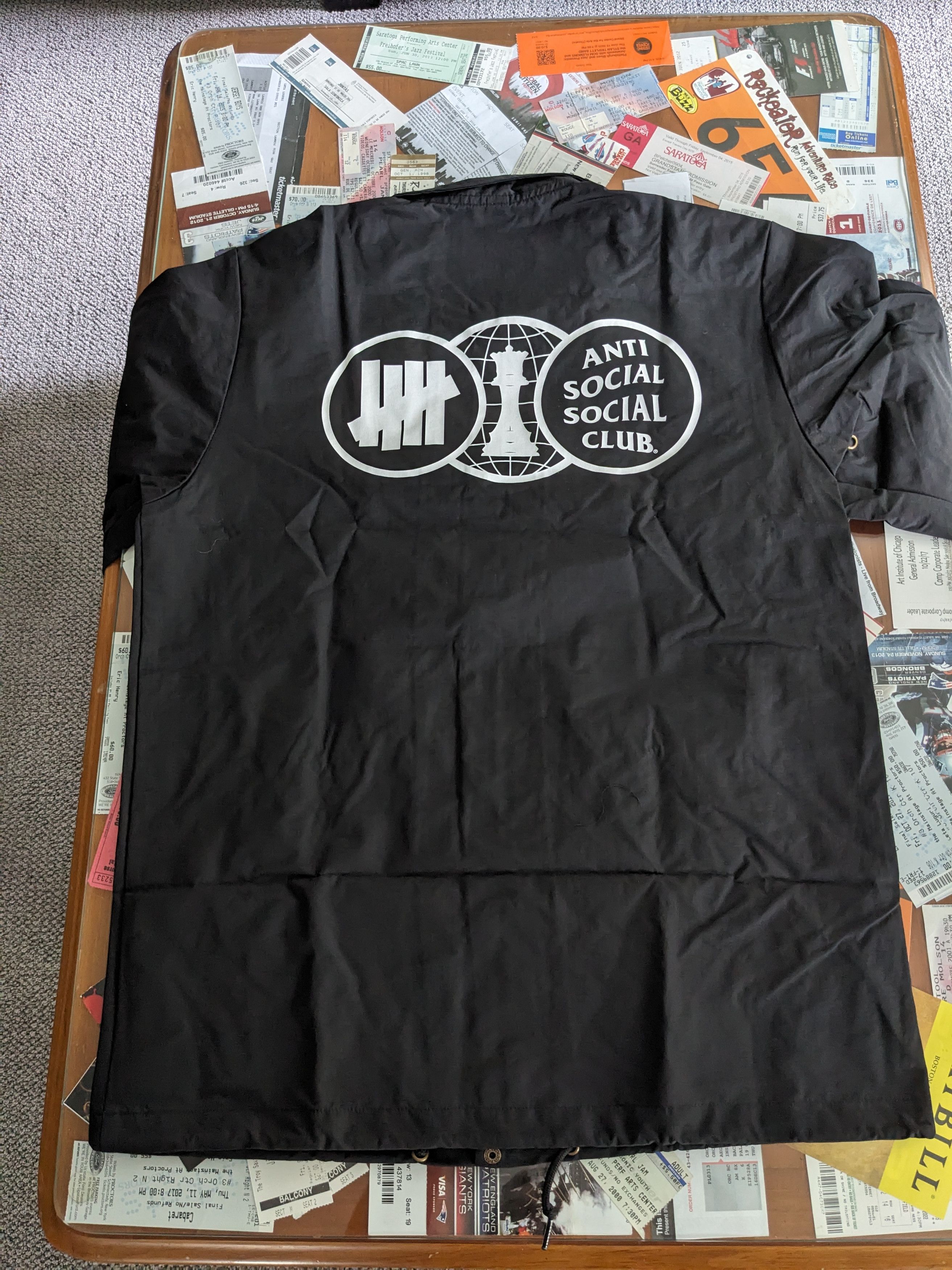 Anti Social Social Club × Undefeated Anti Social Social Club x Undefeated Position Coach Jacket Size US M / EU 48-50 / 2 - 3 Thumbnail