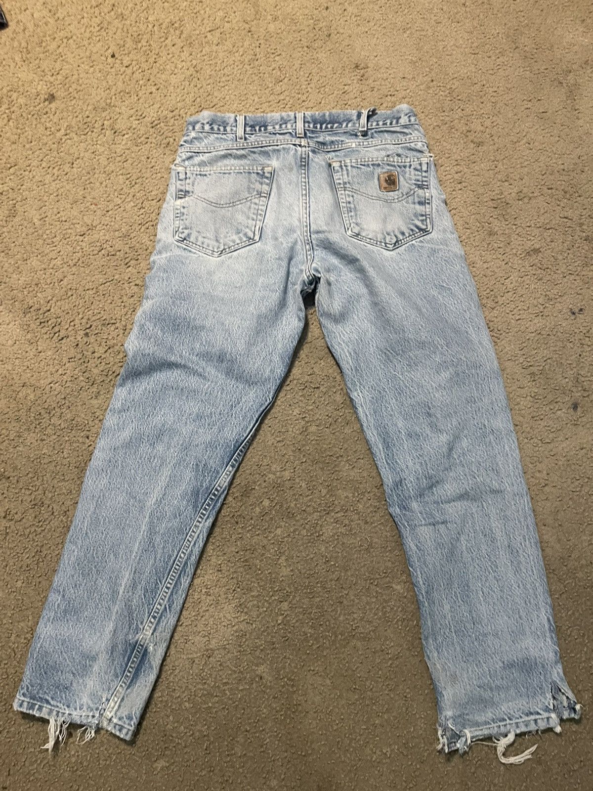 Carhartt Distressed straight fit jeans carhartt Size US 32 / EU 48 - 7 Thumbnail