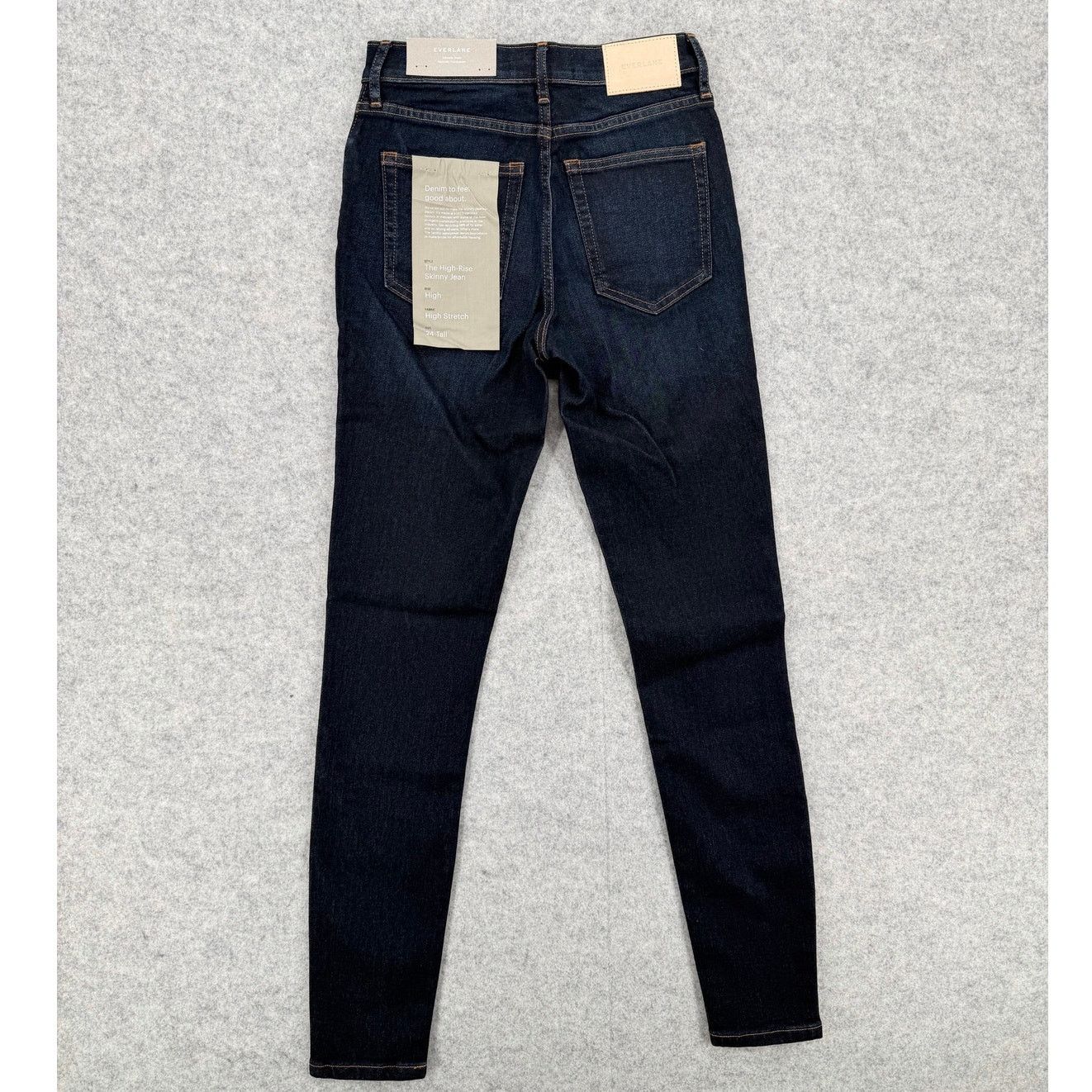 Everlane NWT Everlane Authentic Stretch High-Rise Indigo Skinny Jeans Size 24" / US 00 / IT 34 - 1 Thumbnail