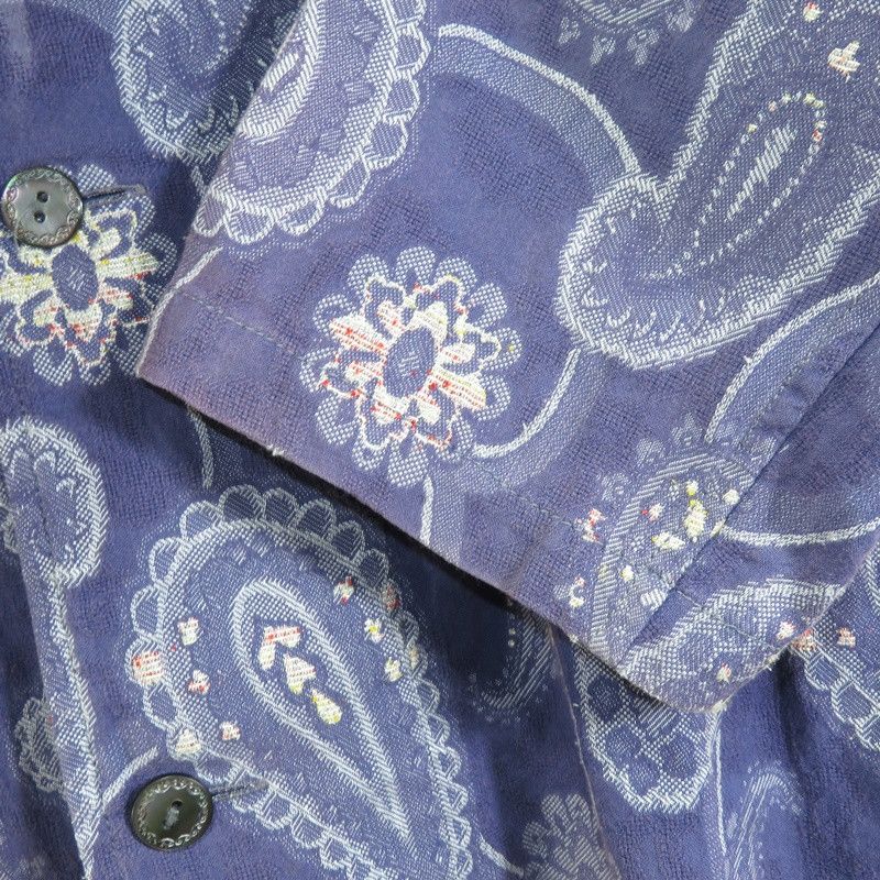 Needles Jacket Stand Collar Paisley Coverall Purple Size US M / EU 48-50 / 2 - 5 Thumbnail
