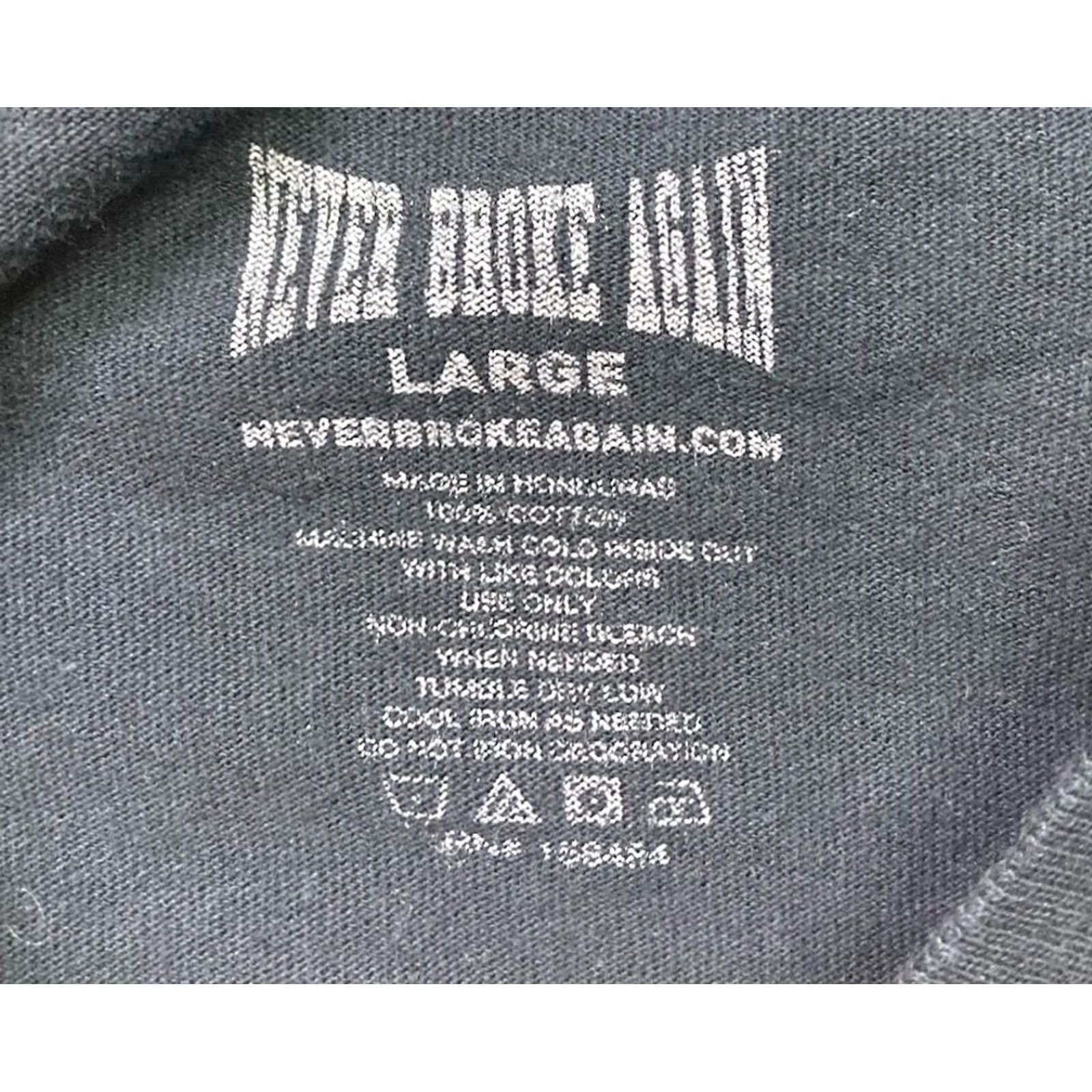 Vintage Never Broke Again Graphic T-shirt Men Large Black YoungBoy Rap Music Size US L / EU 52-54 / 3 - 4 Thumbnail
