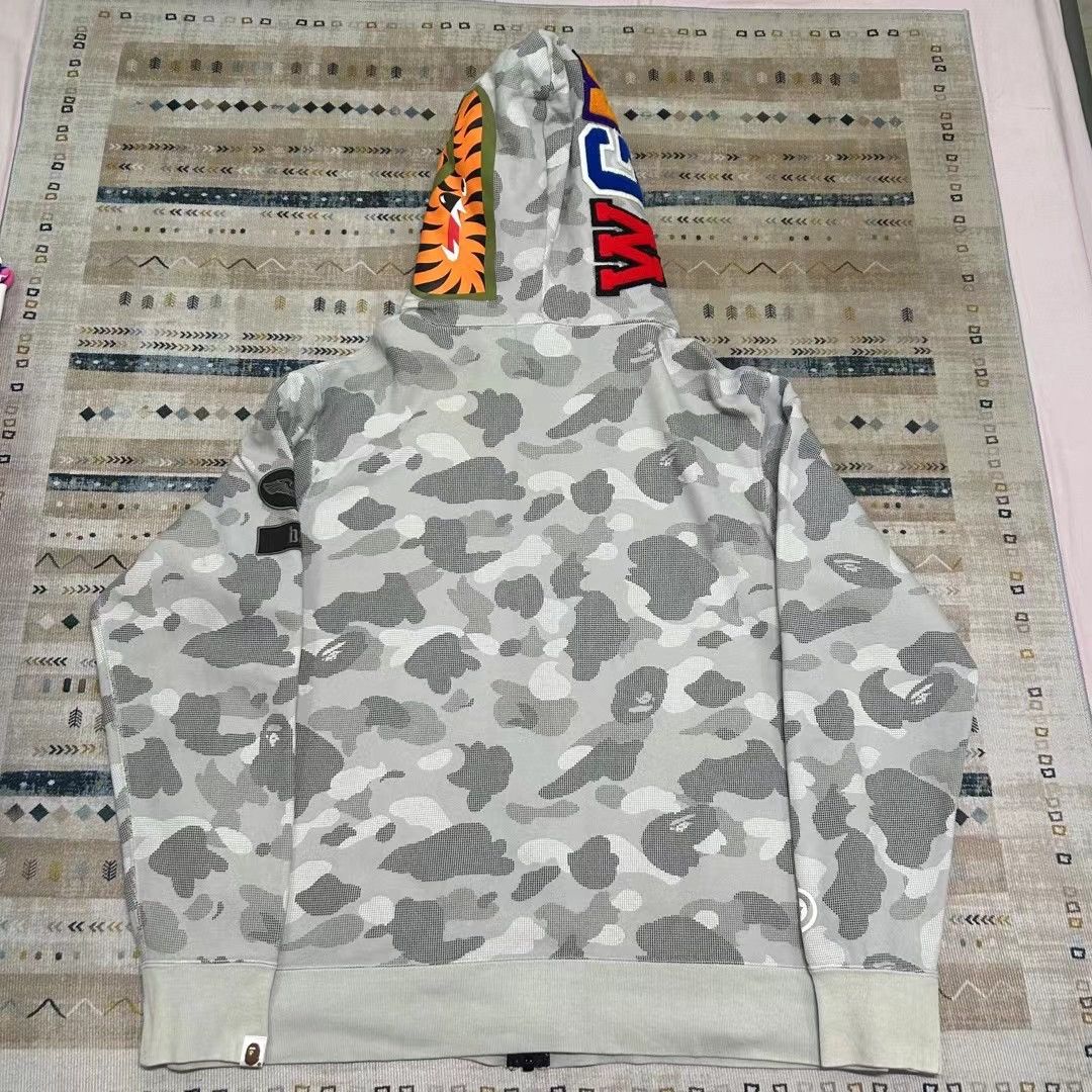 Bape BAPE CAMO SHARK FULL ZIP HOODIE Size US XL / EU 56 / 4 - 9 Thumbnail
