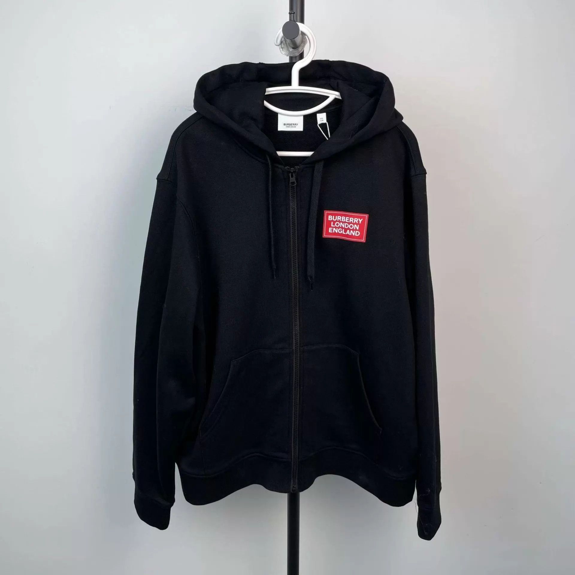 Burberry Burberry 95 New cotton sweatshirt jacket XL black Size US XL / EU 56 / 4 - 1 Thumbnail