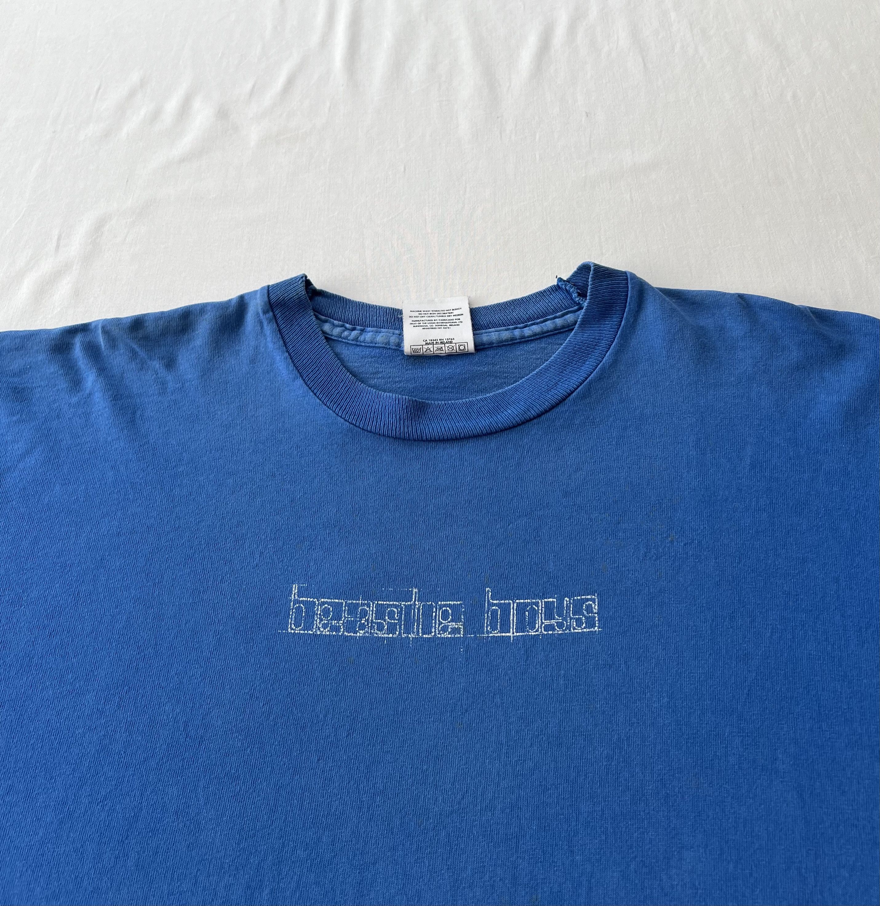 Band Tees Vintage 90s Beastie Boys Hello Nasty Blue T-shirt Size US L / EU 52-54 / 3 - 3 Thumbnail