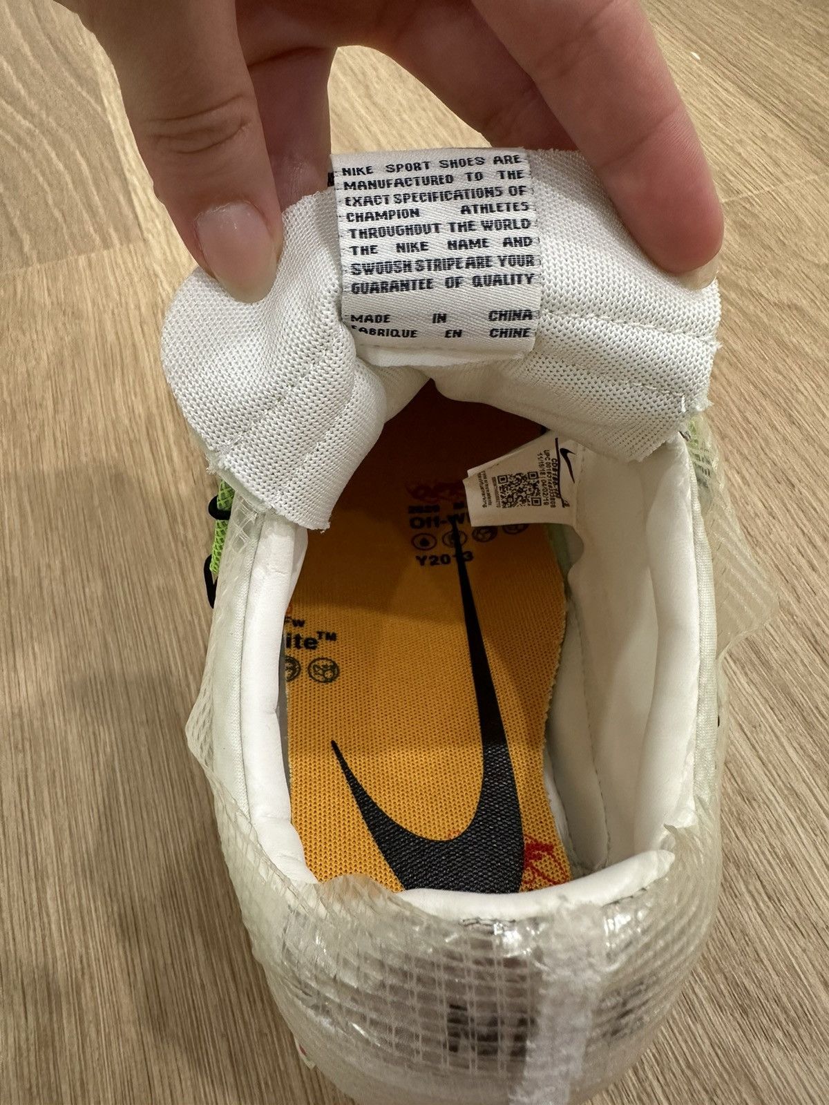 Nike × Off-White Men’s Nike x Off-White Waffle Racer ‘Electric Green’ Size US 11.5 / EU 44-45 - 8 Thumbnail