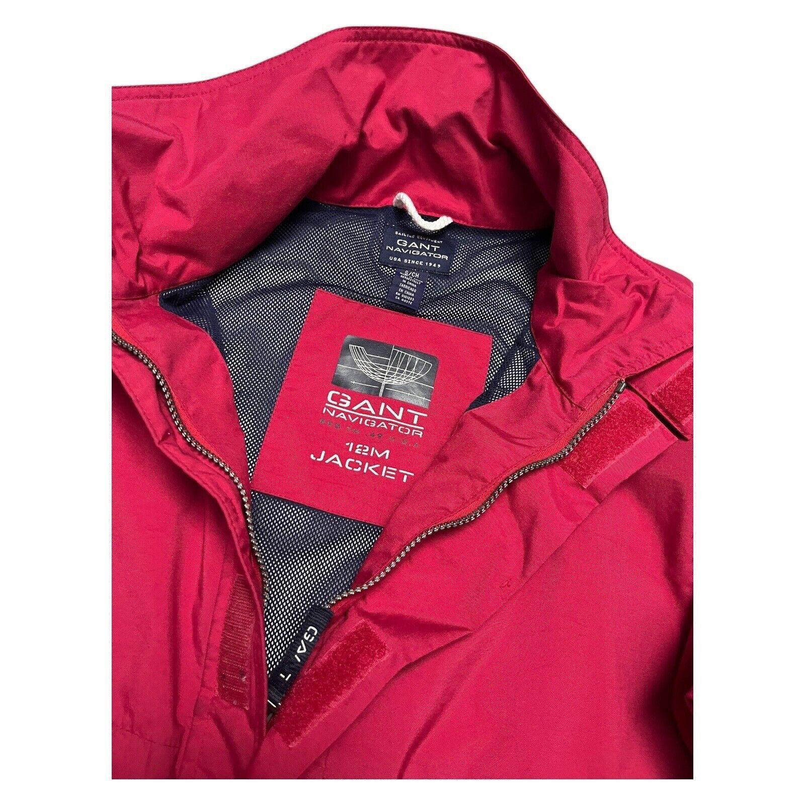 Gant GANT Navigator 12M Designer Waterproof Rain Jacket Red Size US S / EU 44-46 / 1 - 2 Thumbnail