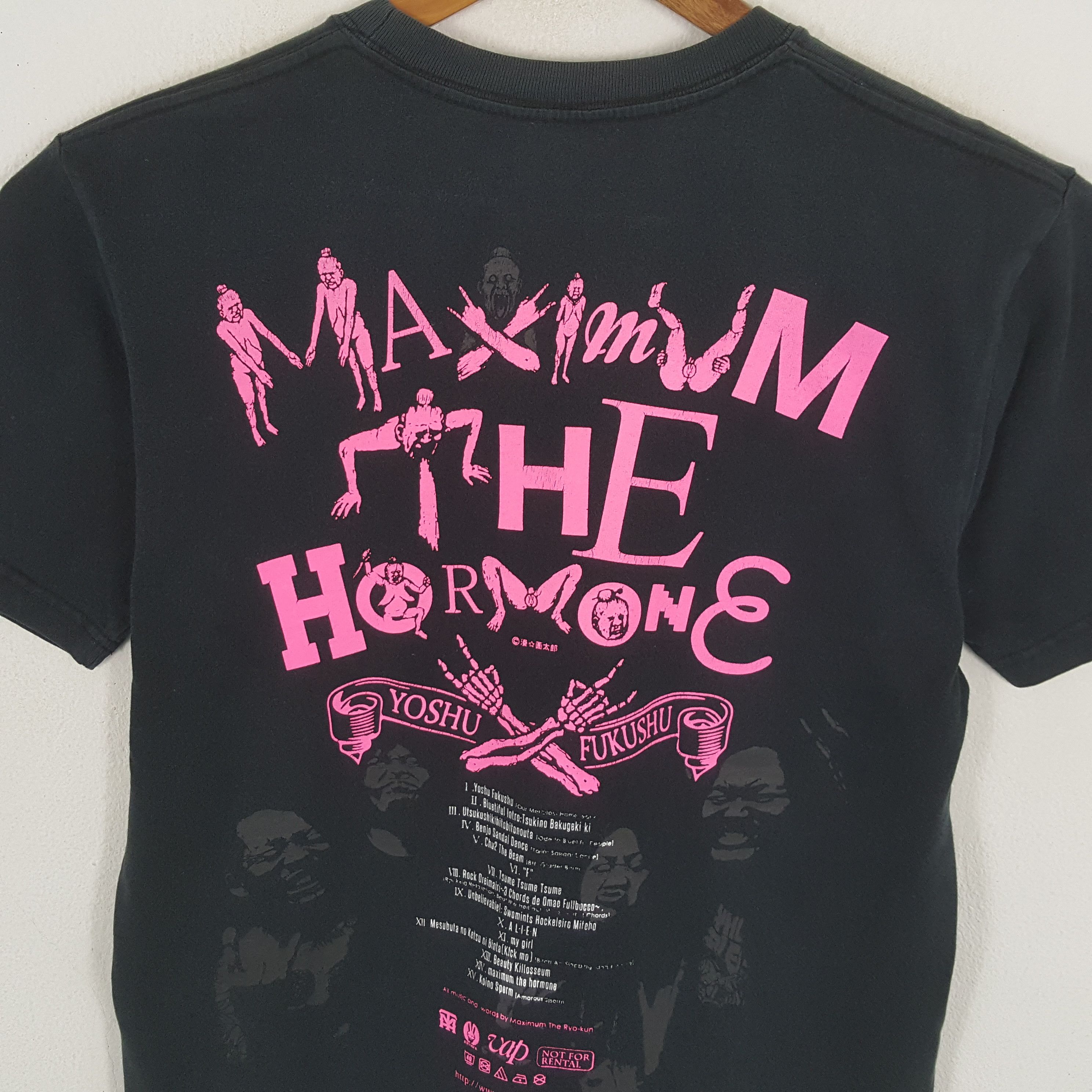 Band Tees × Vintage Vintage MAXIMUM THE HORMONE Japan Heavy Metal Band T-Shirt Size US M / EU 48-50 / 2 - 4 Thumbnail