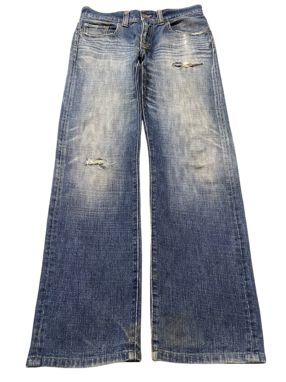 Kapital Vintage Japanese Brand Faded Wash Distress Style Jeans Size US 32 / EU 48 - 1 Thumbnail