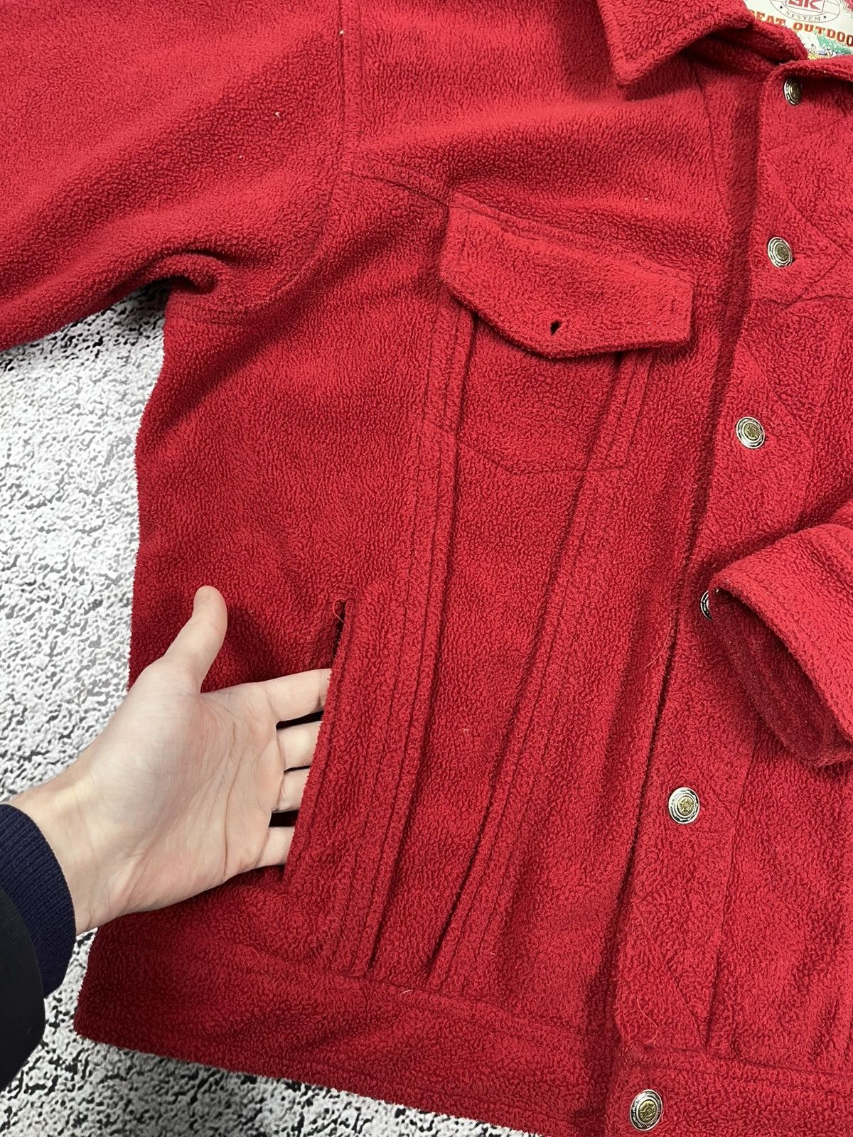 Vintage Vintage 90s western deep pile fleece jacket bomber Size US S / EU 44-46 / 1 - 4 Thumbnail