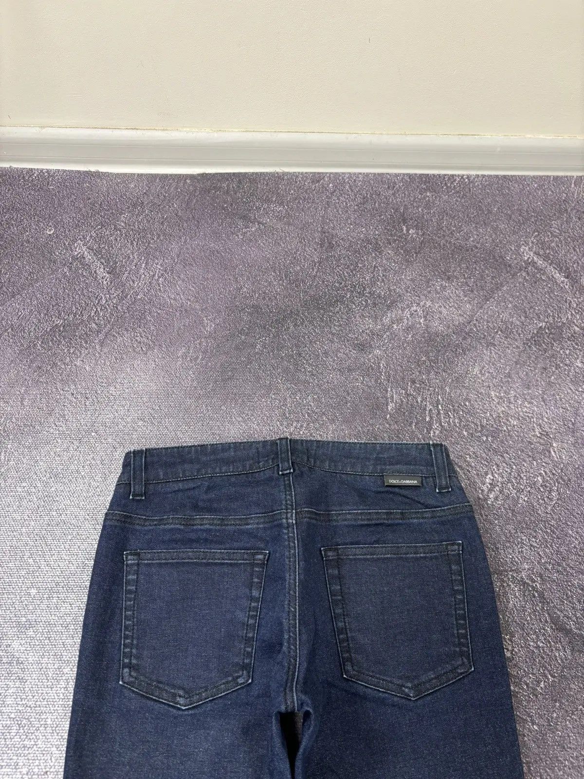 Dolce & Gabbana × Vintage Dolce & Gabbana Cute Women’s Y2K Slim Fit Luxury Denim Jeans Size 26" / US 2 / IT 38 - 8 Thumbnail