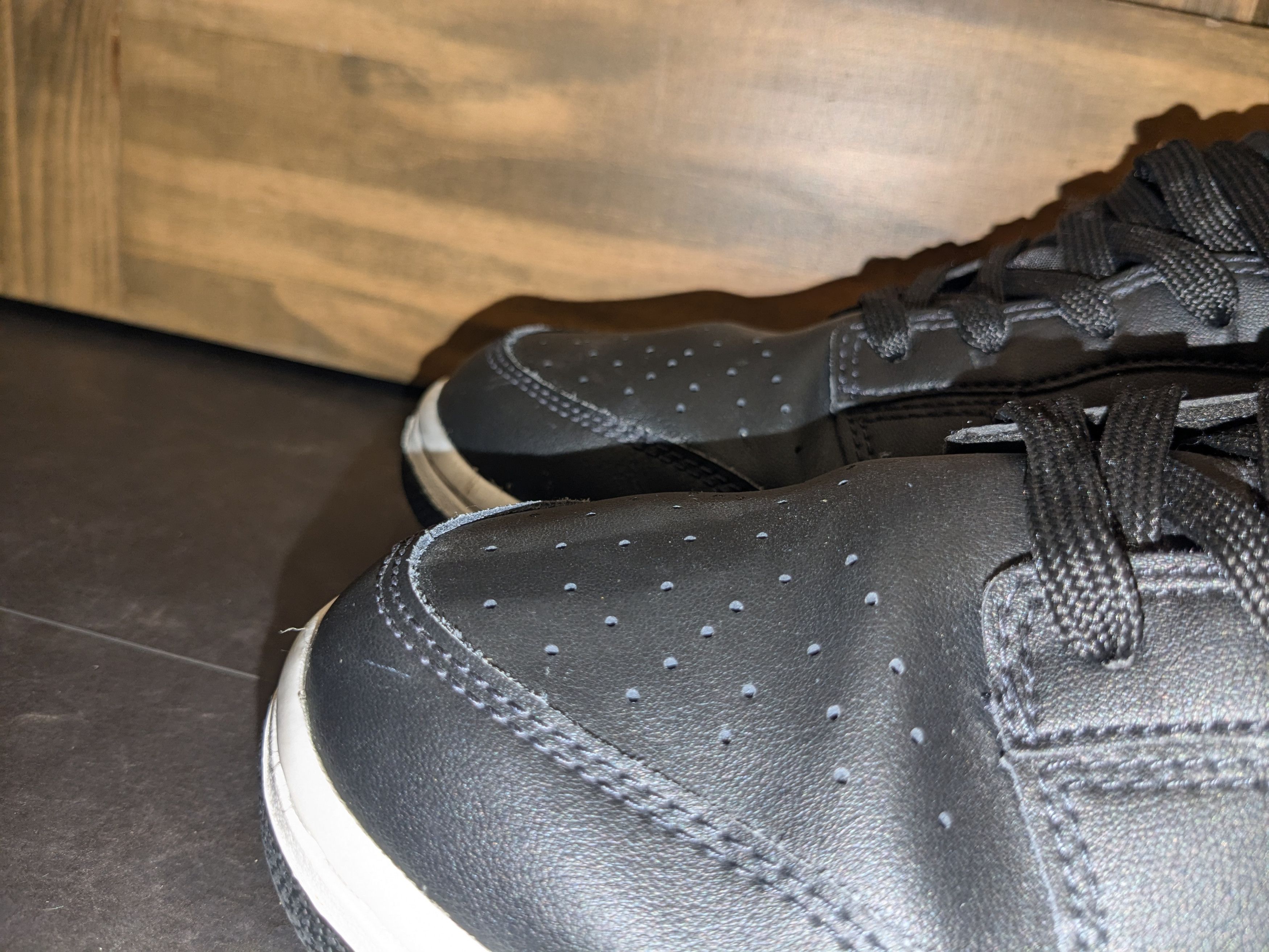 Nike nike dunk black panda 2.0 Size US 12 / EU 45 - 3 Thumbnail