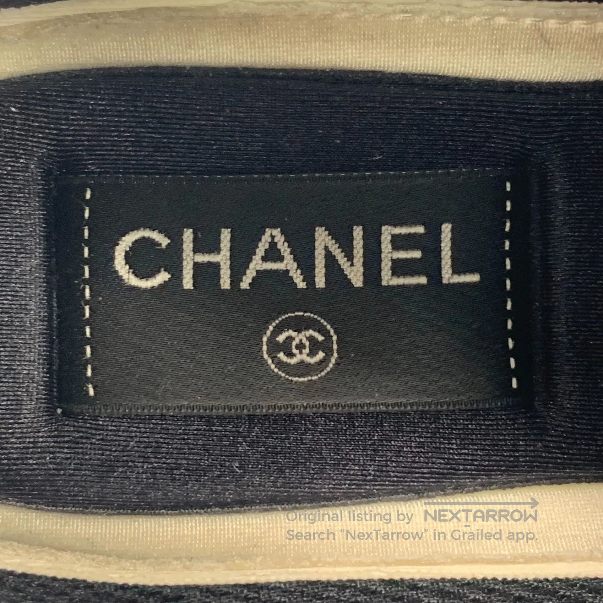 Chanel Chanel Colorblock Logo Lace-Up Sneakers. Size US 5 / EU 37 - 7 Thumbnail