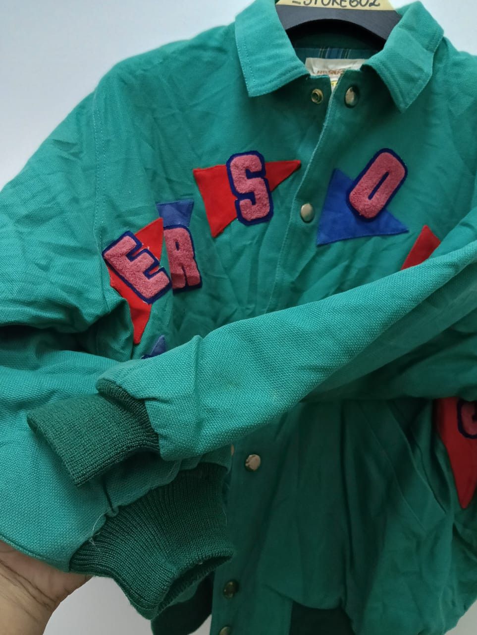 PERSON'S × Vintage Boom🔥💥📌Vintage Person's Classic Oversize Bombers Jacket Size US XL / EU 56 / 4 - 4 Thumbnail