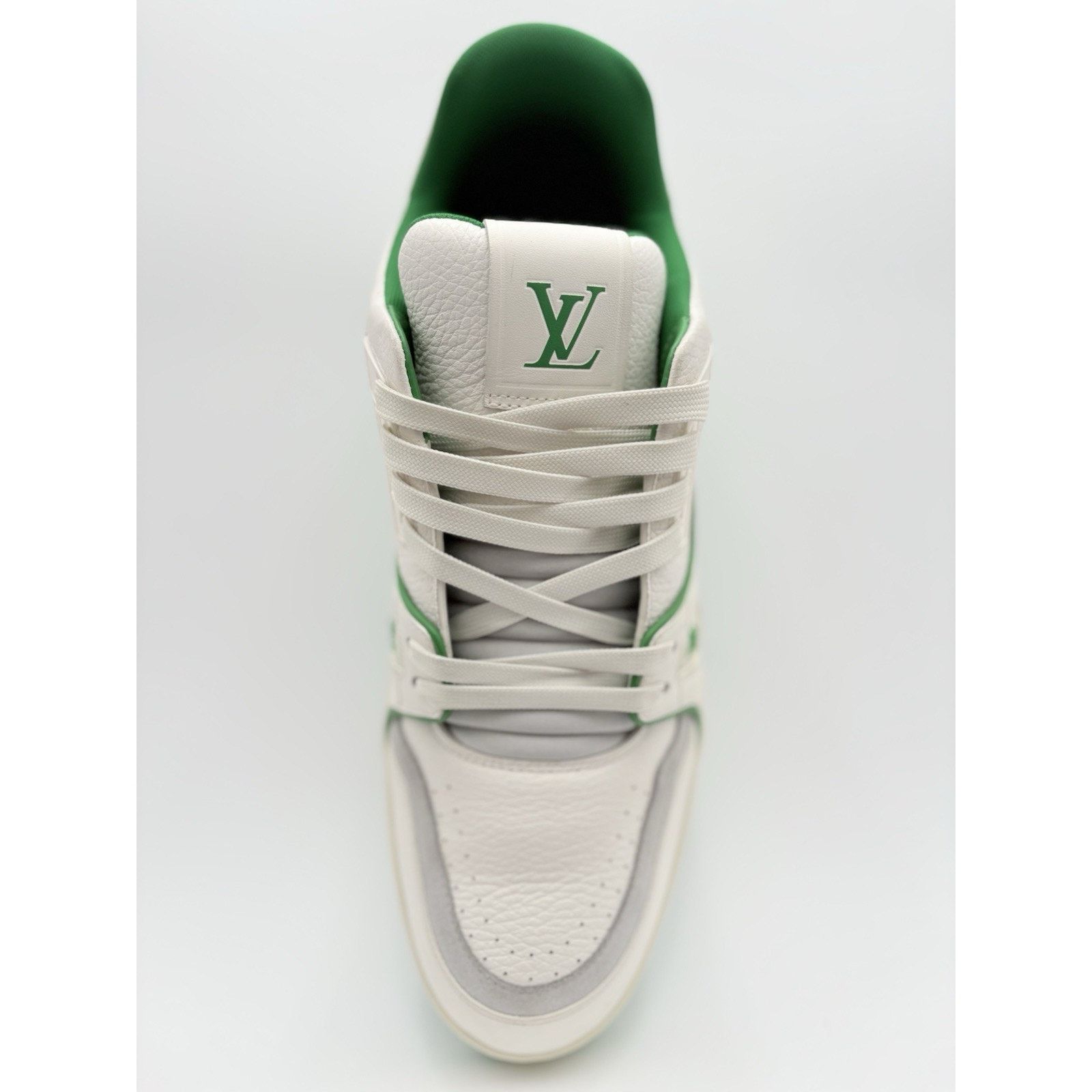 Louis Vuitton Louis Vuitton Trainer ' White Green ' | GREAT CONDITION! Size US 12.5 / EU 45-46 - 11 Thumbnail