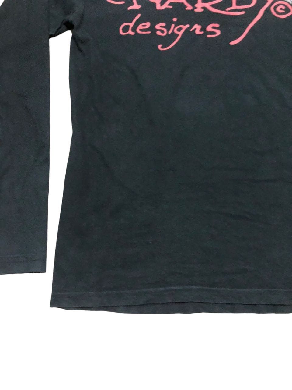 Ed Hardy Ed hardy FREE AGENT Skull Design Long Sleeve TEE Size US L / EU 52-54 / 3 - 12 Thumbnail
